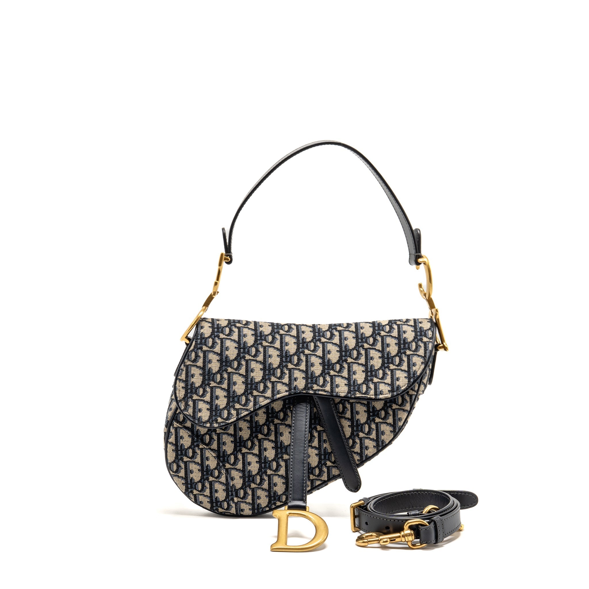 dior-medium-saddle-bag-blue-oblique-canvas-ghw-1