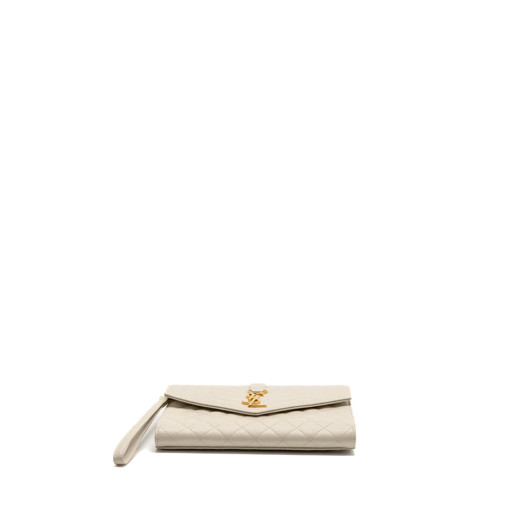 saint-laurent-envelope-flap-pouch-grained-calfskin-blanc-vintage-ghw