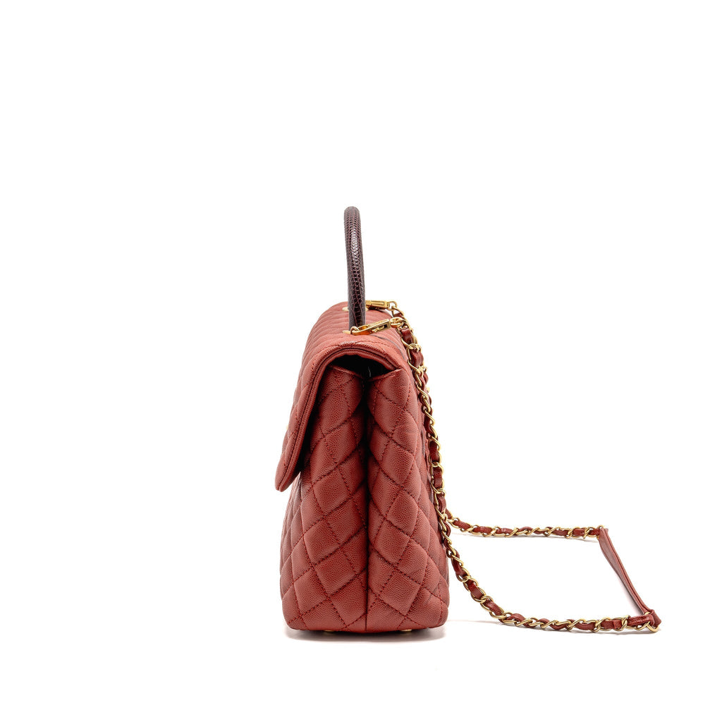 chanel-large-coco-handle-with-lizard-handle-caviar-red-ghw