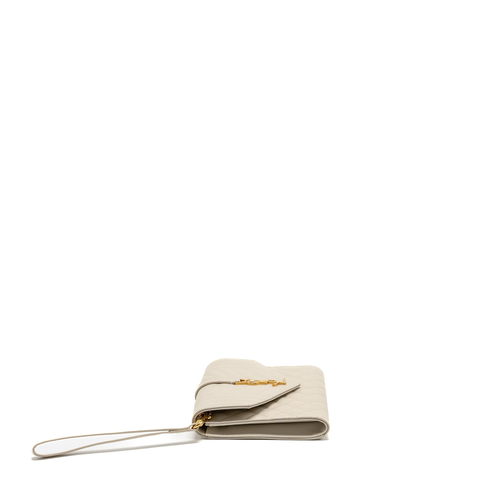 saint-laurent-envelope-flap-pouch-grained-calfskin-blanc-vintage-ghw