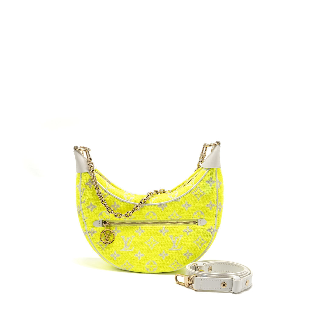 louis-vuitton-loop-pm-half-moon-baguette-jacquard-monogram-yellow-white-ghw