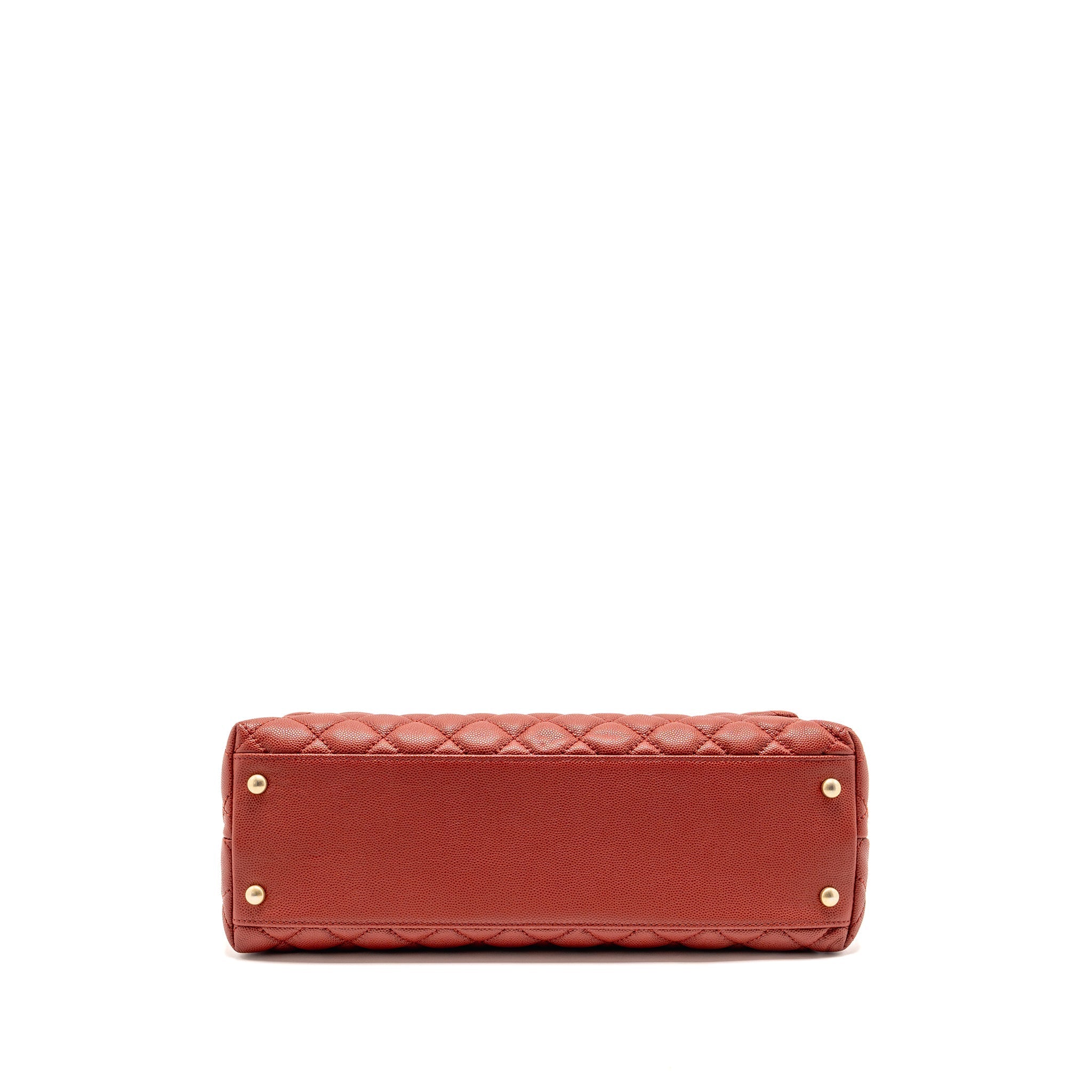 chanel-large-coco-handle-with-lizard-handle-caviar-red-ghw