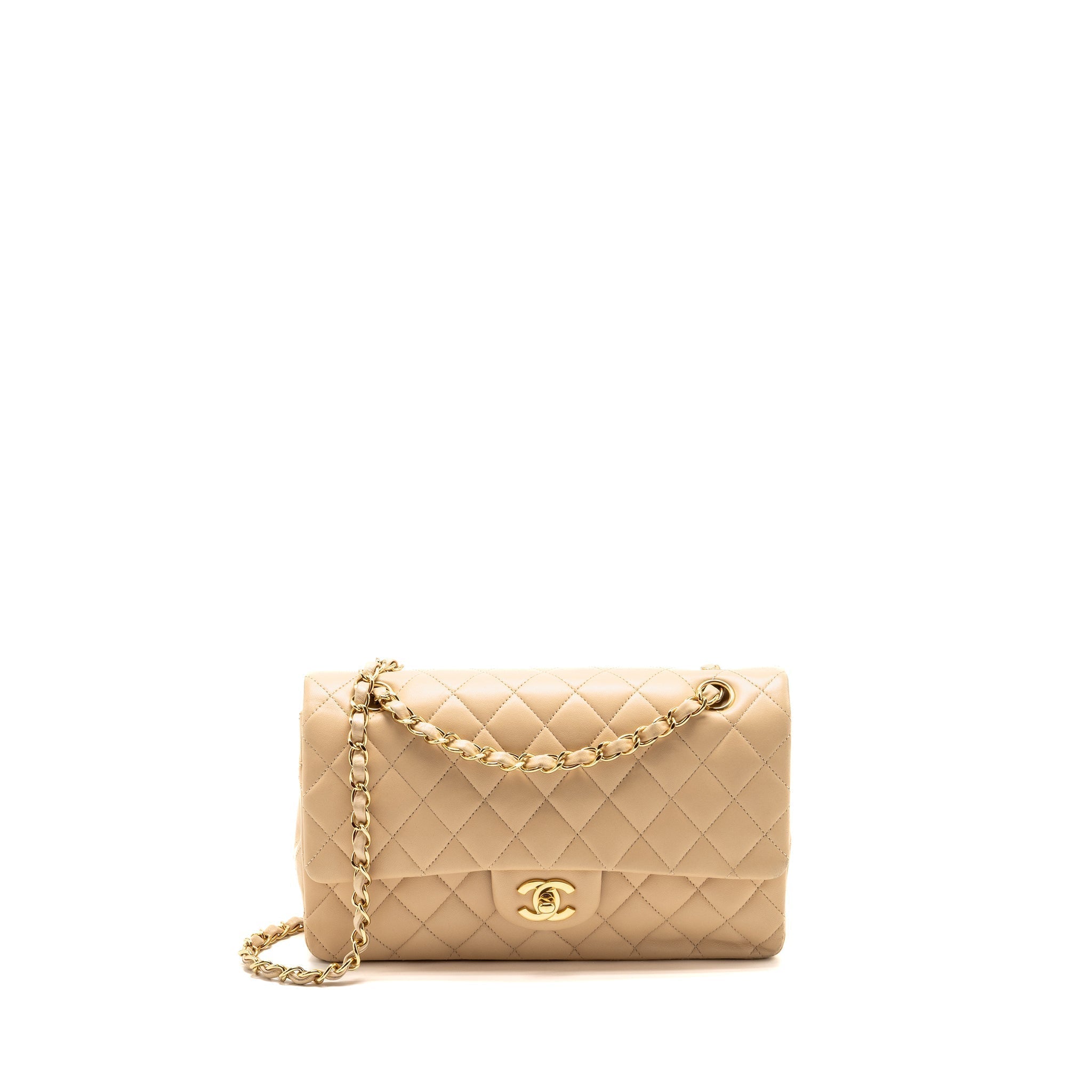 chanel-medium-double-flap-bag-lambskin-beige-ghw
