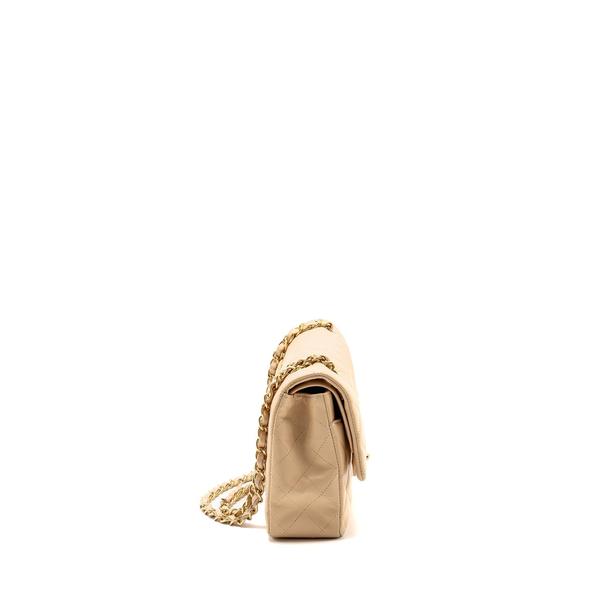 chanel-medium-double-flap-bag-lambskin-beige-ghw