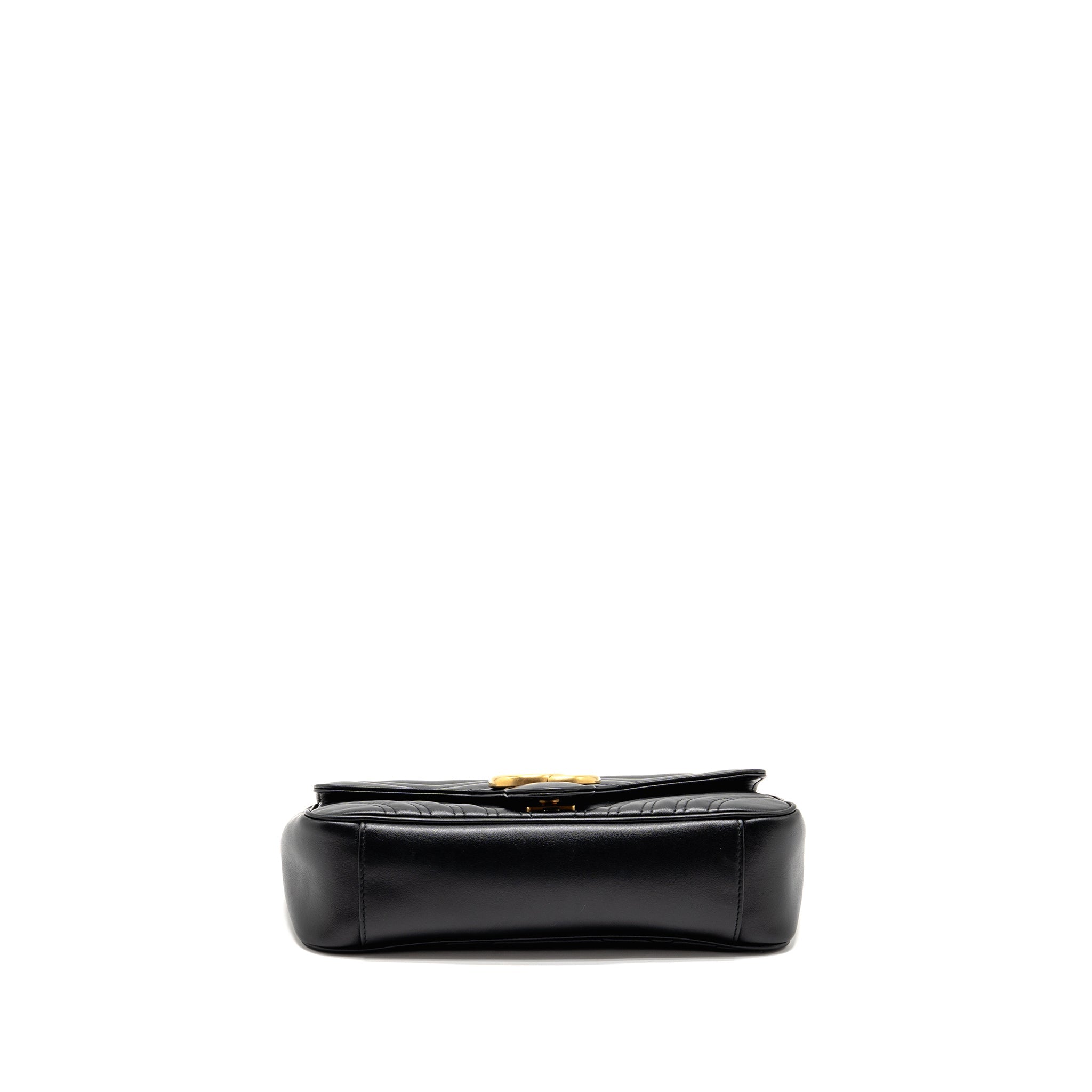 gucci-small-gg-marmont-bag-calfskin-black-ghw-2