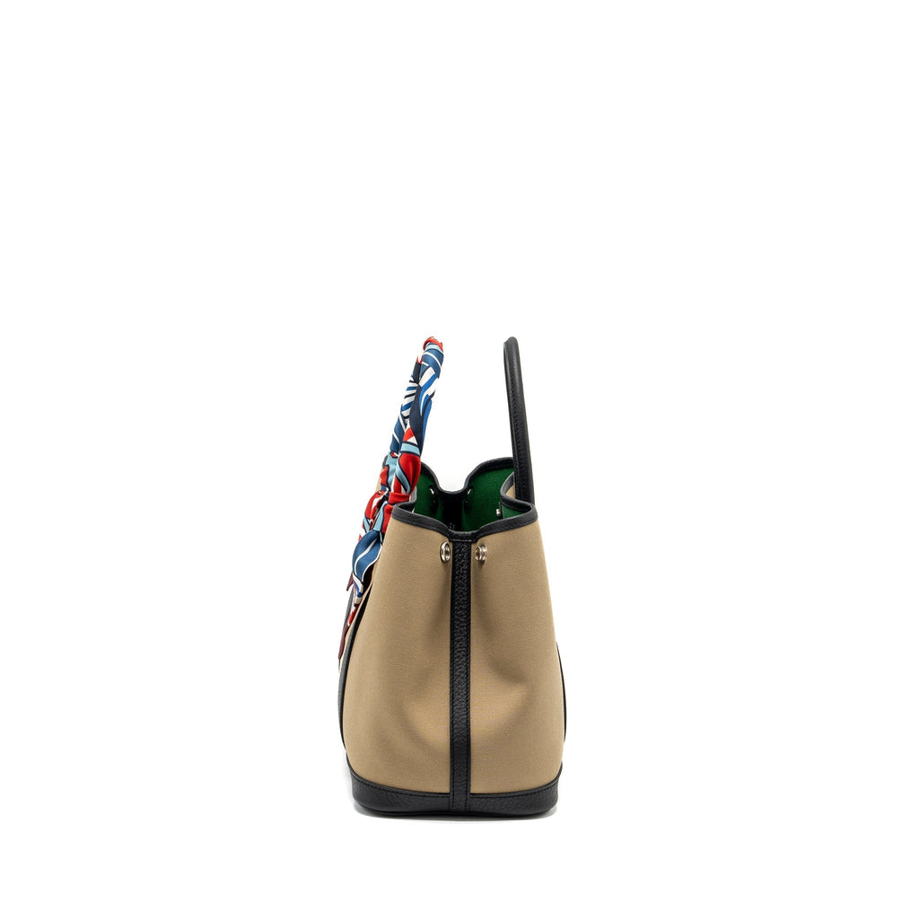 hermes-garden-party-30-canvas-negonda-leather-beige-maria-vert-yucca-black-shw-stamp-b