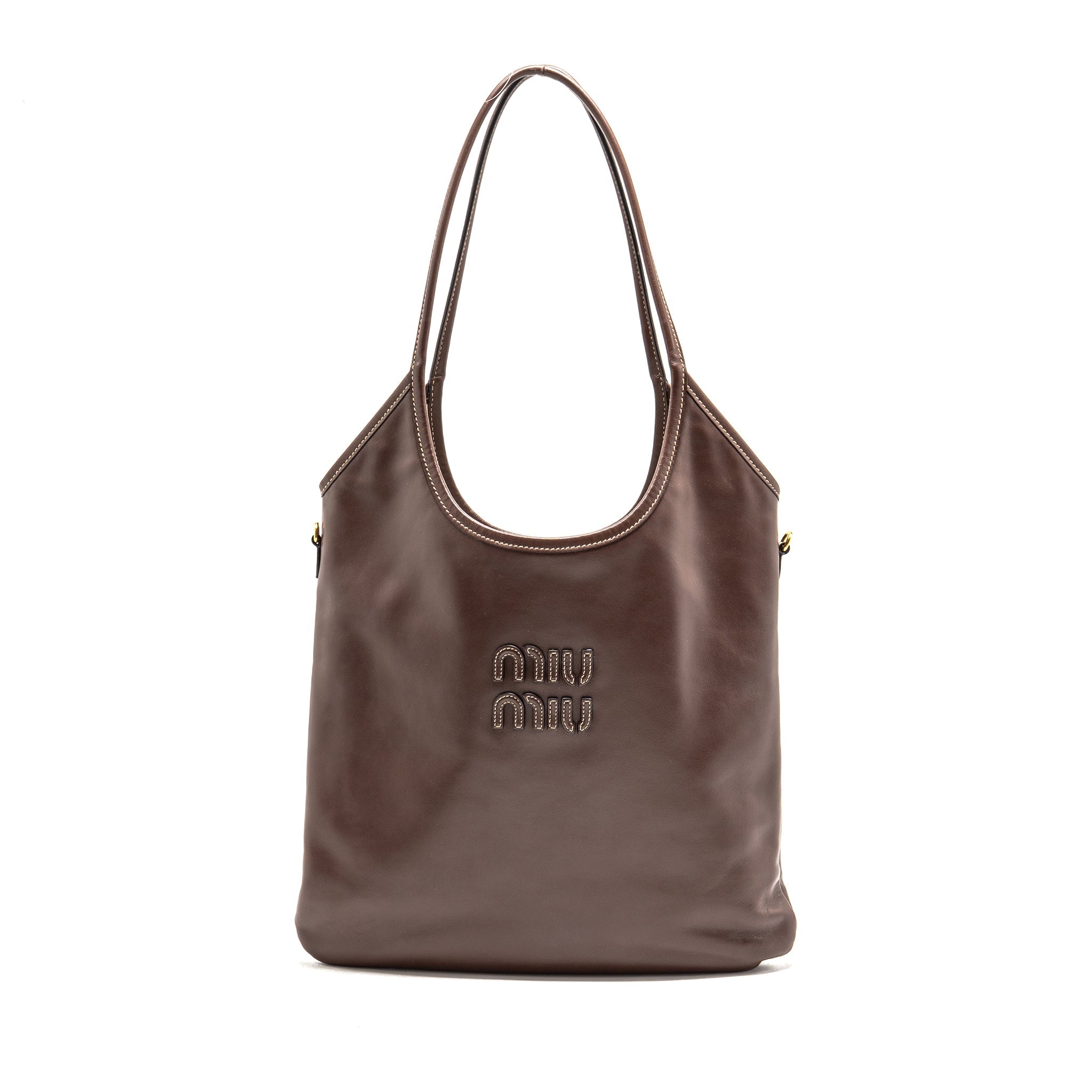 miu-miu-ivy-leather-tote-bag-calfskin-dark-brown-ghw