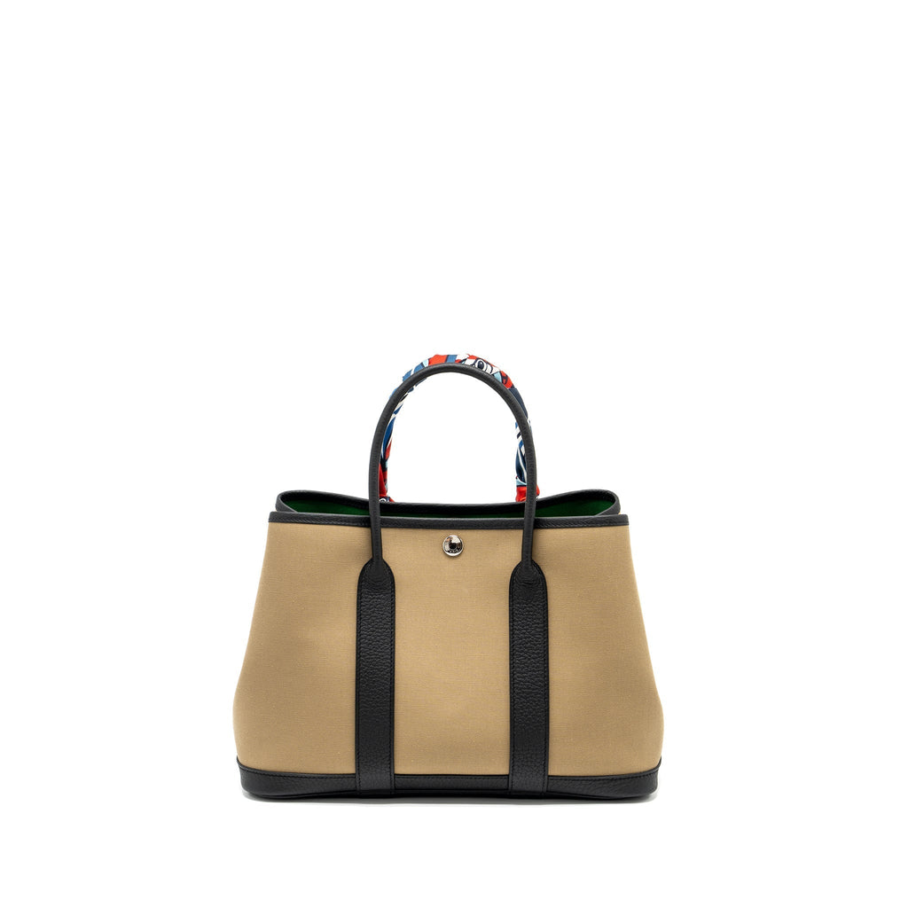 hermes-garden-party-30-canvas-negonda-leather-beige-maria-vert-yucca-black-shw-stamp-b