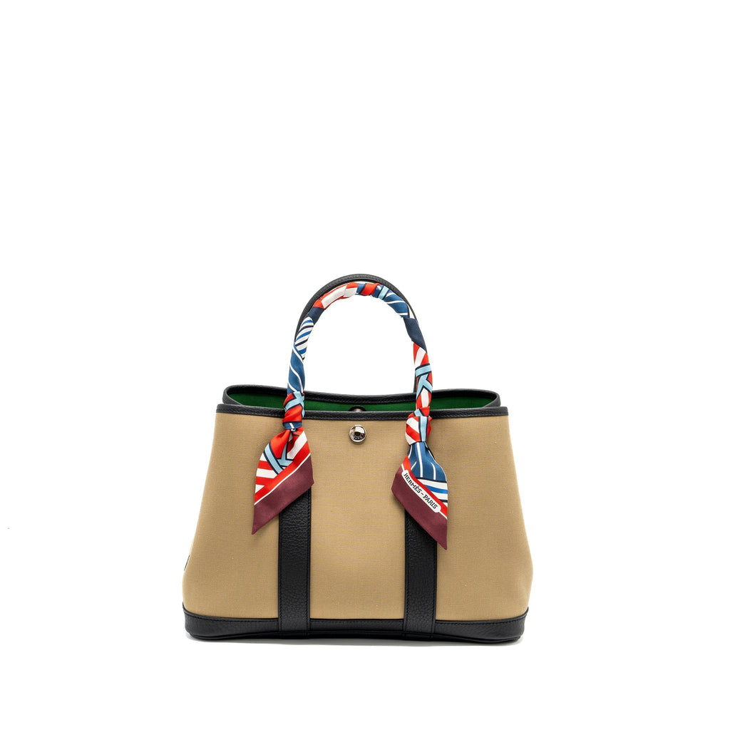 hermes-garden-party-30-canvas-negonda-leather-beige-maria-vert-yucca-black-shw-stamp-b