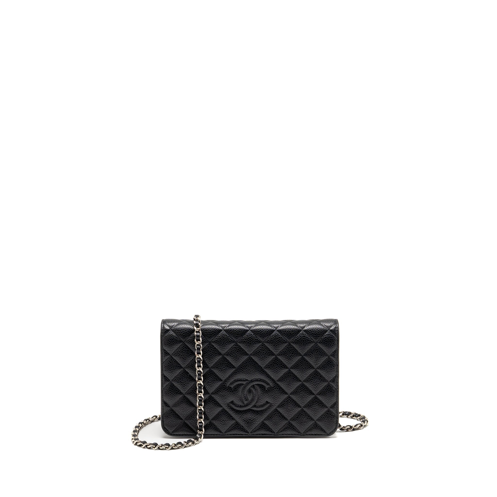 chanel-quilted-diamond-cc-logo-wallet-on-chain-caviar-black-shw