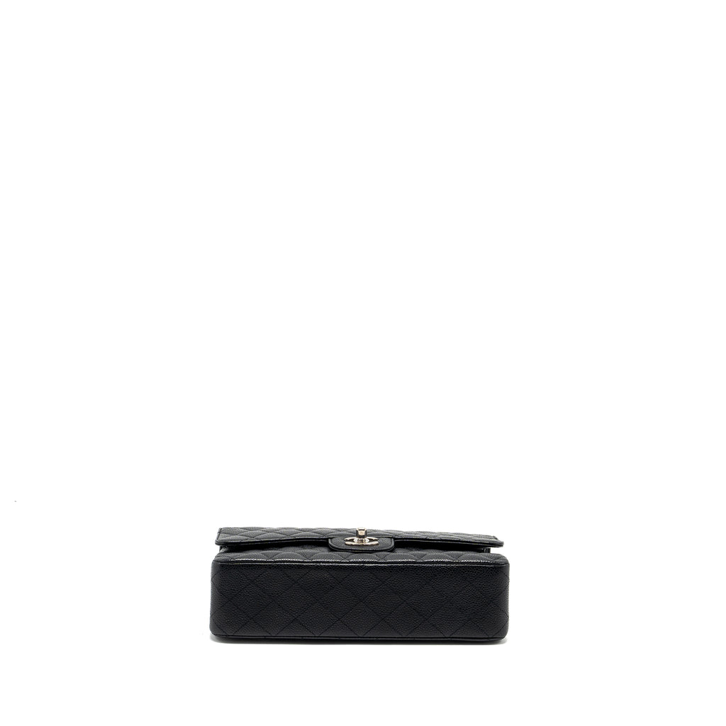 chanel-medium-classic-double-flap-bag-caviar-black-shw-5