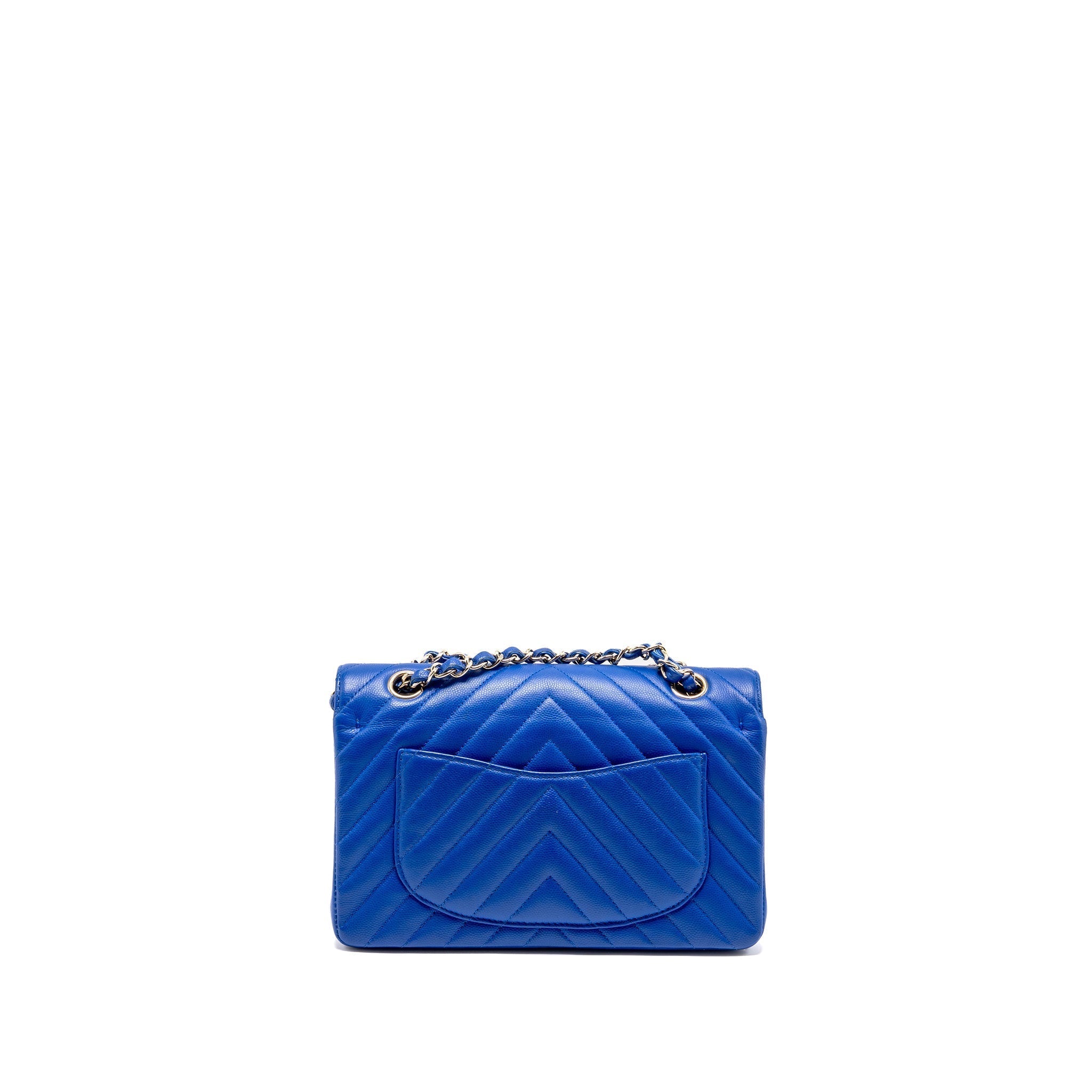 chanel-small-classic-double-flap-bag-chevron-caviar-blue-lghw