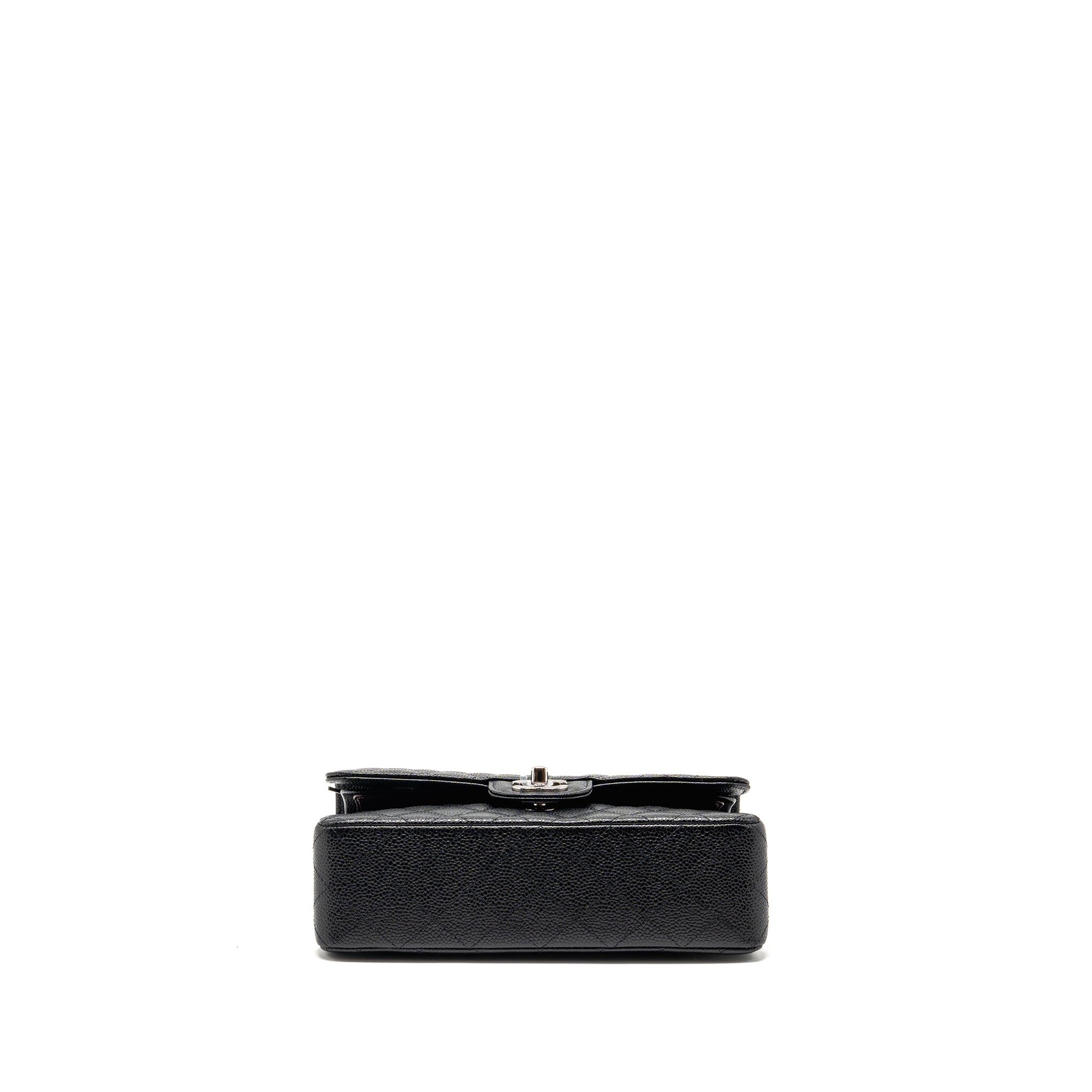 chanel-small-classic-double-flap-bag-caviar-black-shw-2