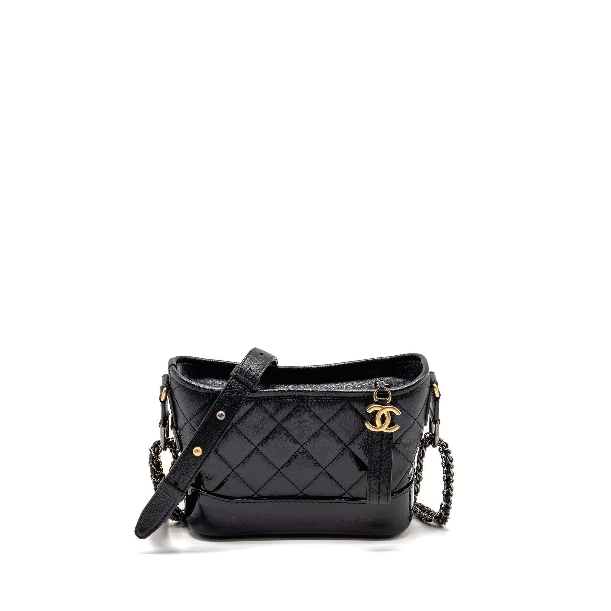 chanel-small-gabrielle-hobo-bag-goatskin-patent-black-multicolour-hardware