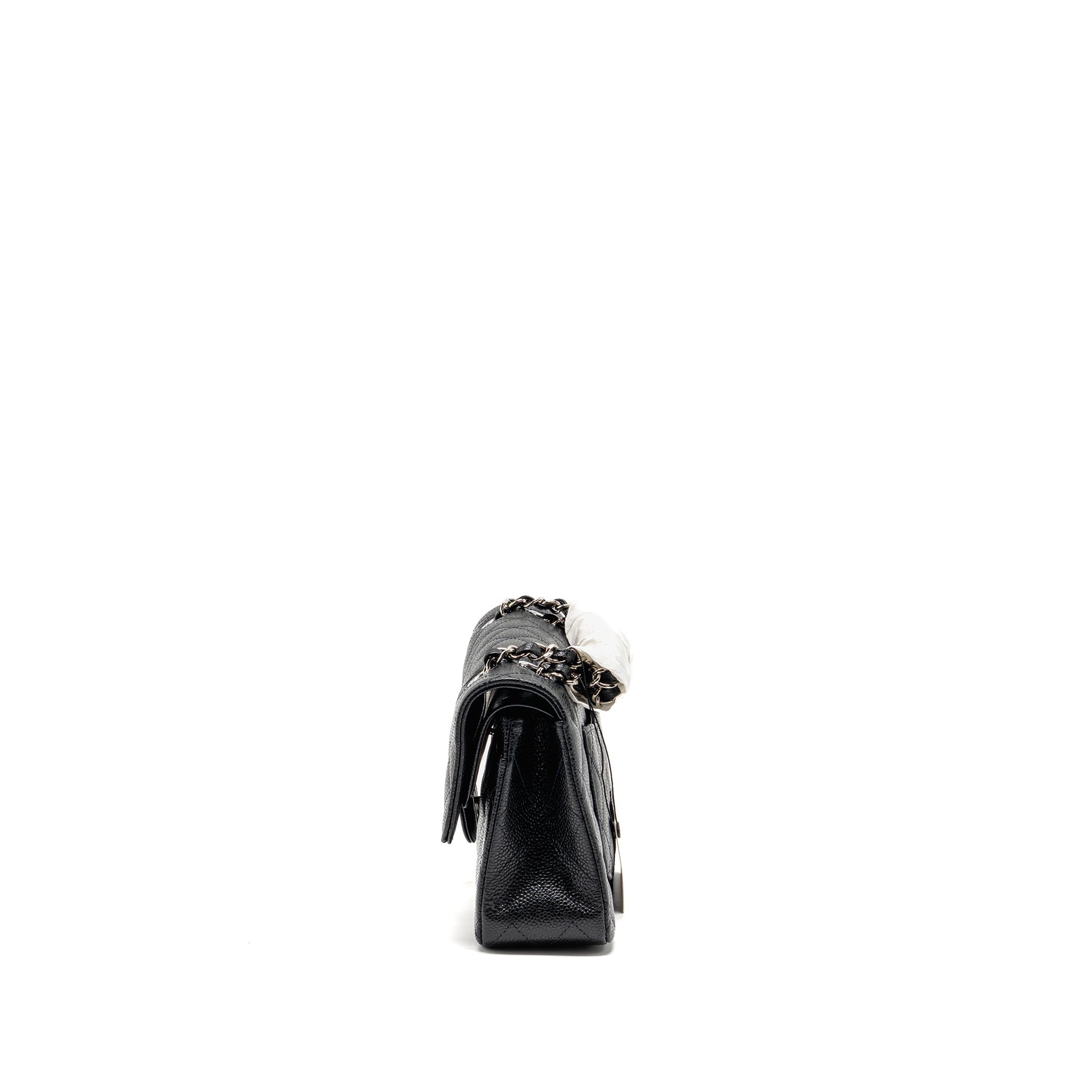 chanel-small-classic-double-flap-bag-caviar-black-shw-2