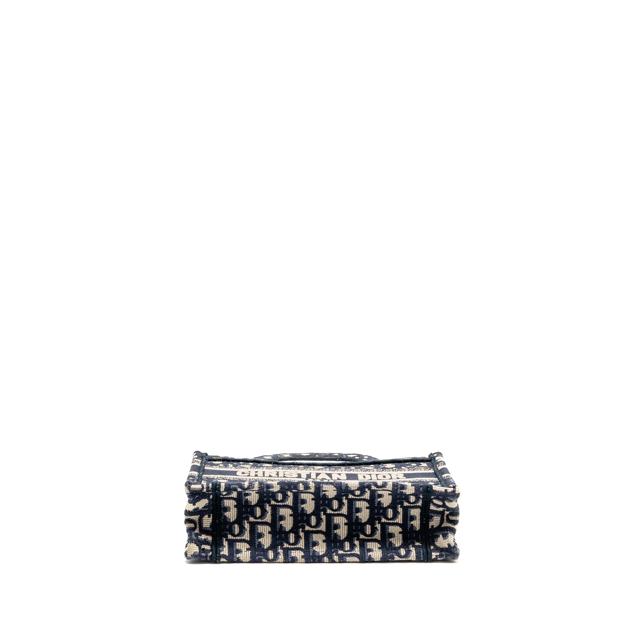 dior-mini-book-tote-bag-blue-oblique-embriodery-copy