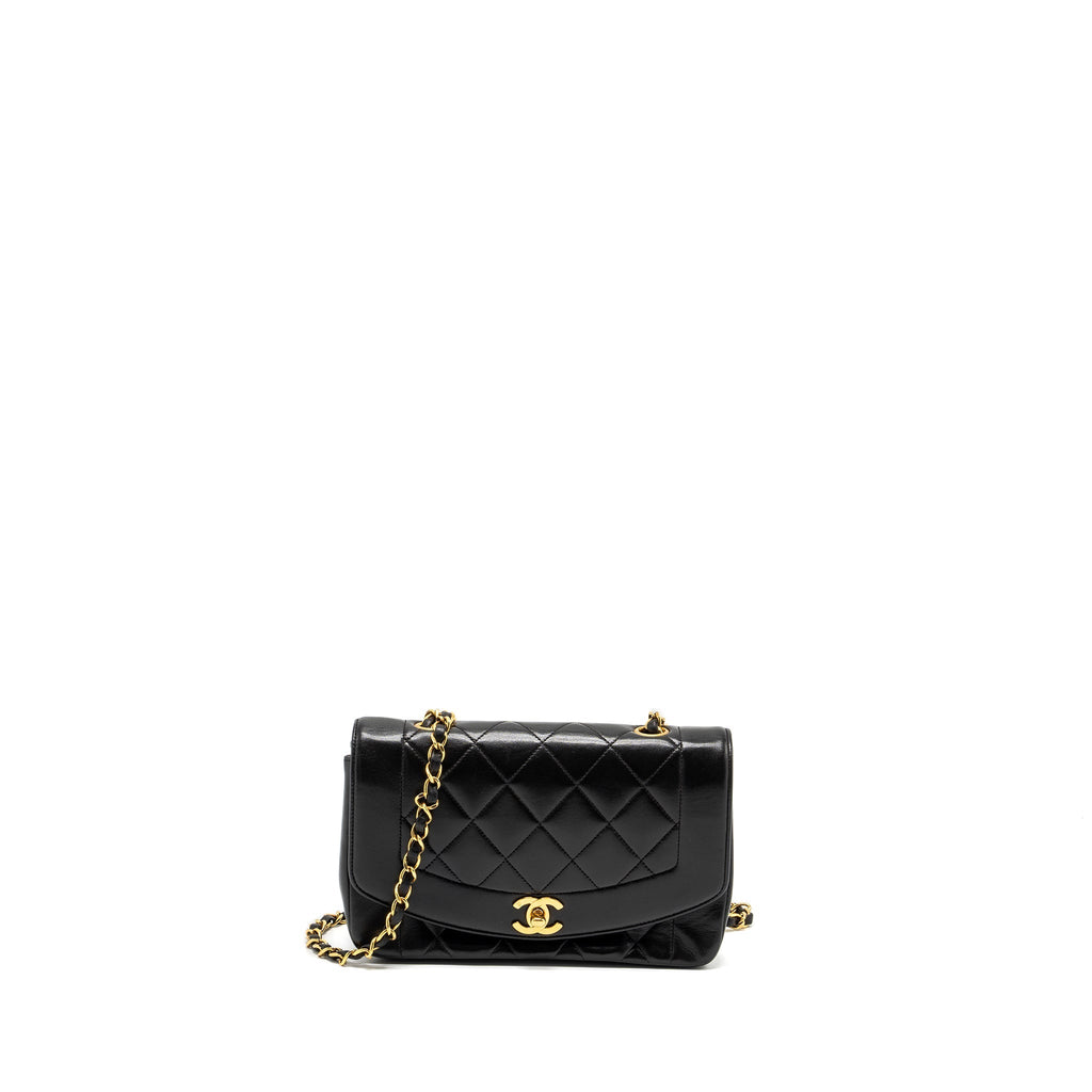 chanel-vintage-small-diana-flap-bag-lambskin-black-ghw