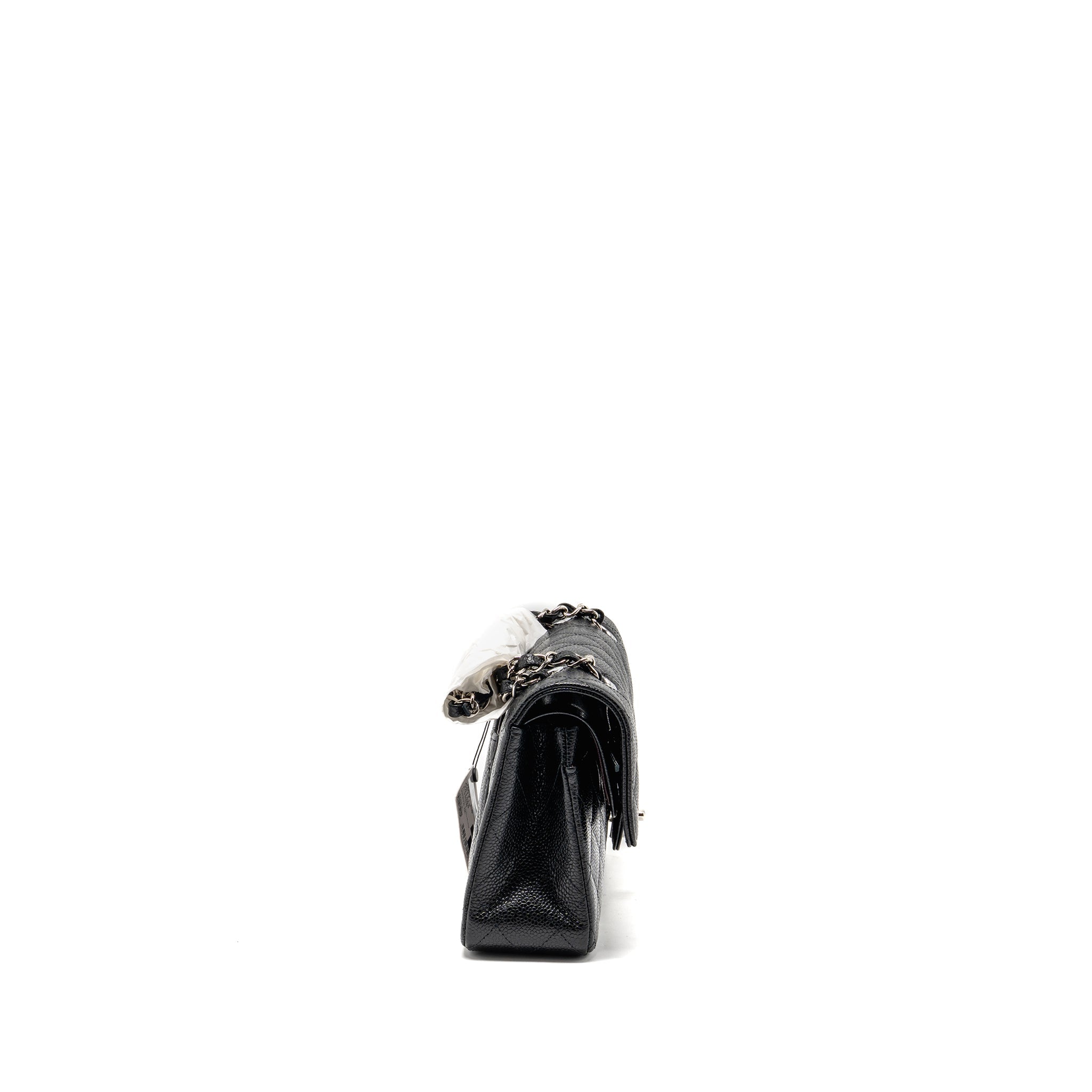 chanel-small-classic-double-flap-bag-caviar-black-shw-2