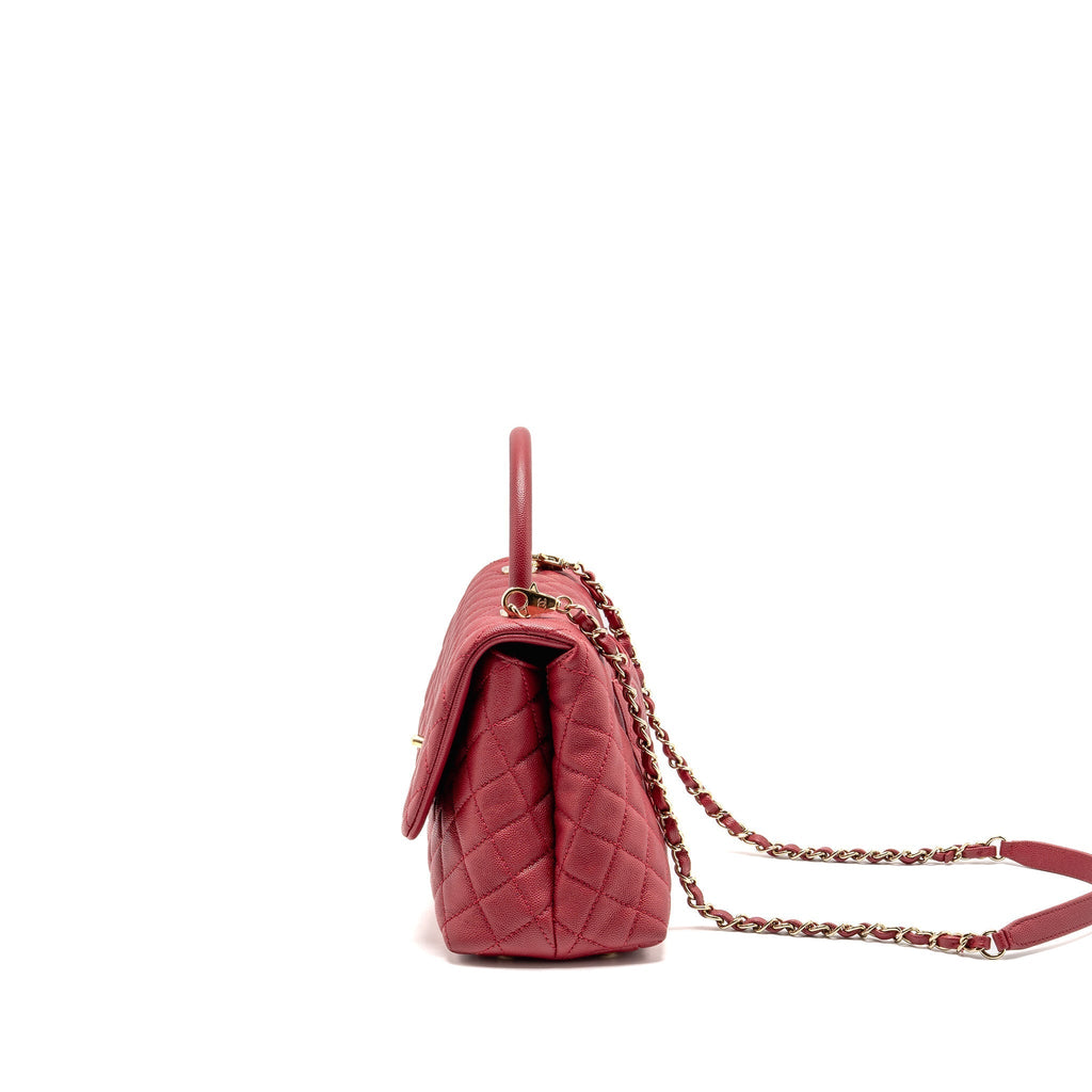 chanel-medium-coco-handle-caviar-red-ghw