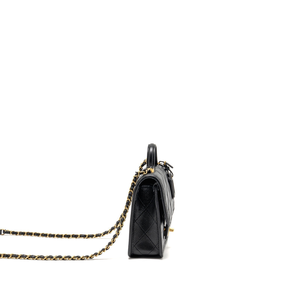 chanel-22k-mini-flap-bag-with-top-handle-shiny-grained-calfskin-black-ghw-microchip-copy