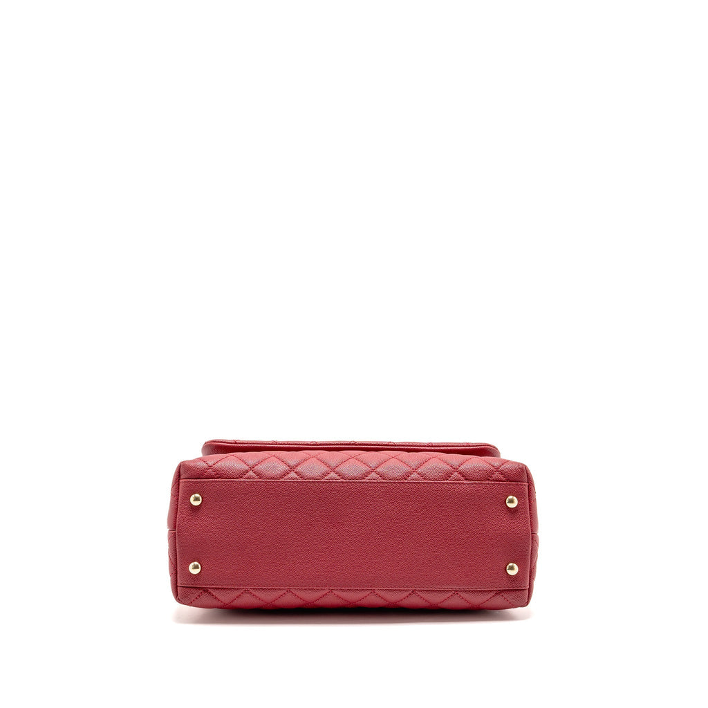 chanel-medium-coco-handle-caviar-red-ghw