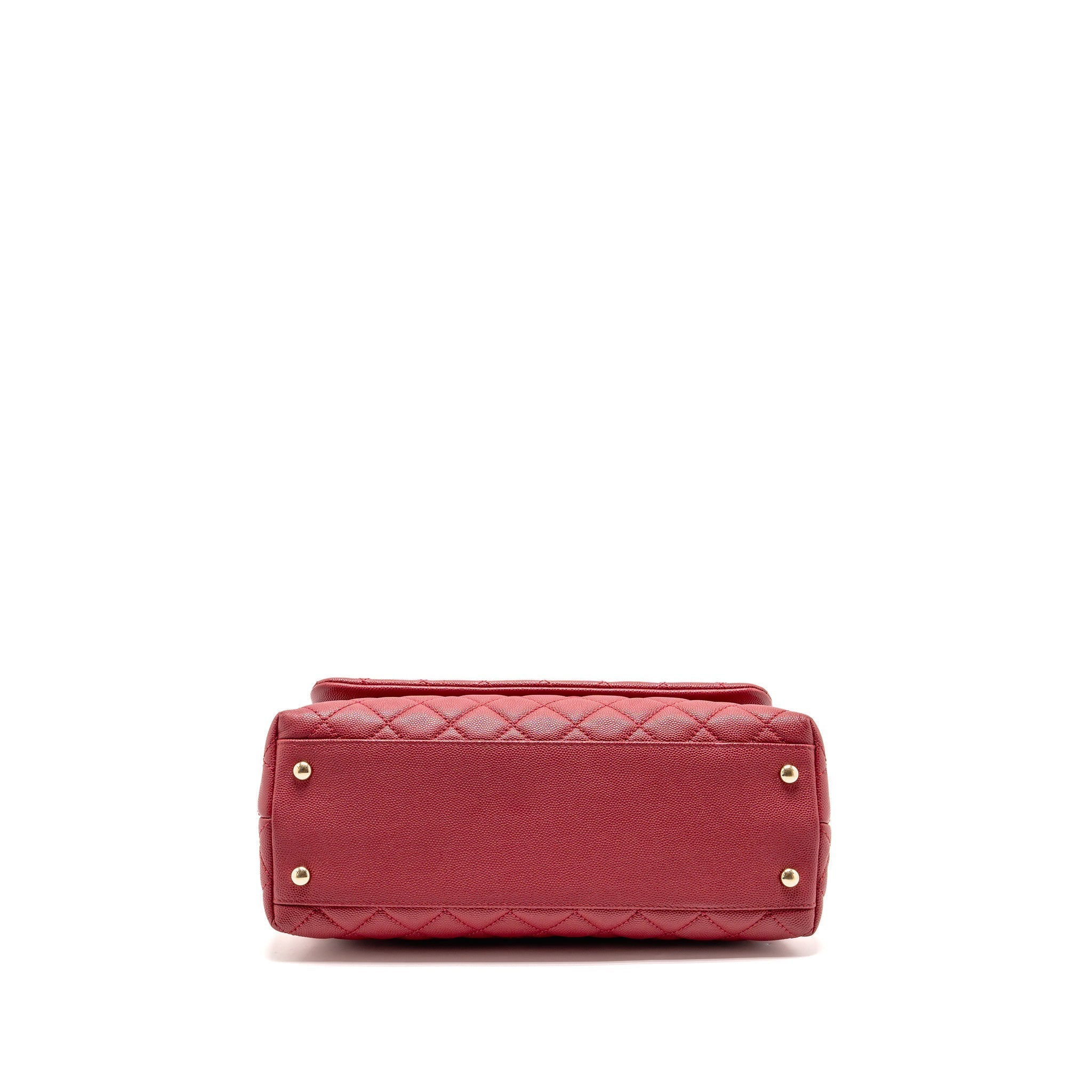 chanel-medium-coco-handle-caviar-red-ghw