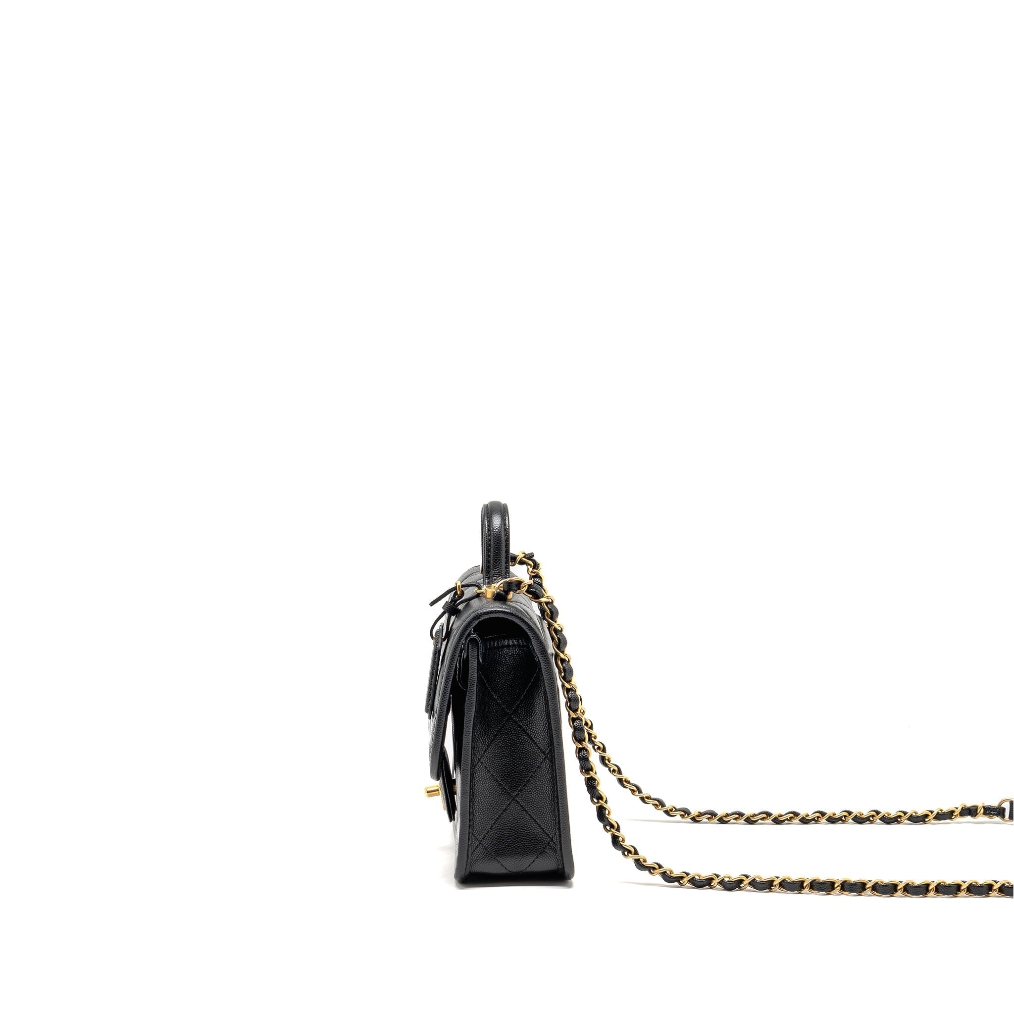chanel-22k-mini-flap-bag-with-top-handle-shiny-grained-calfskin-black-ghw-microchip-copy