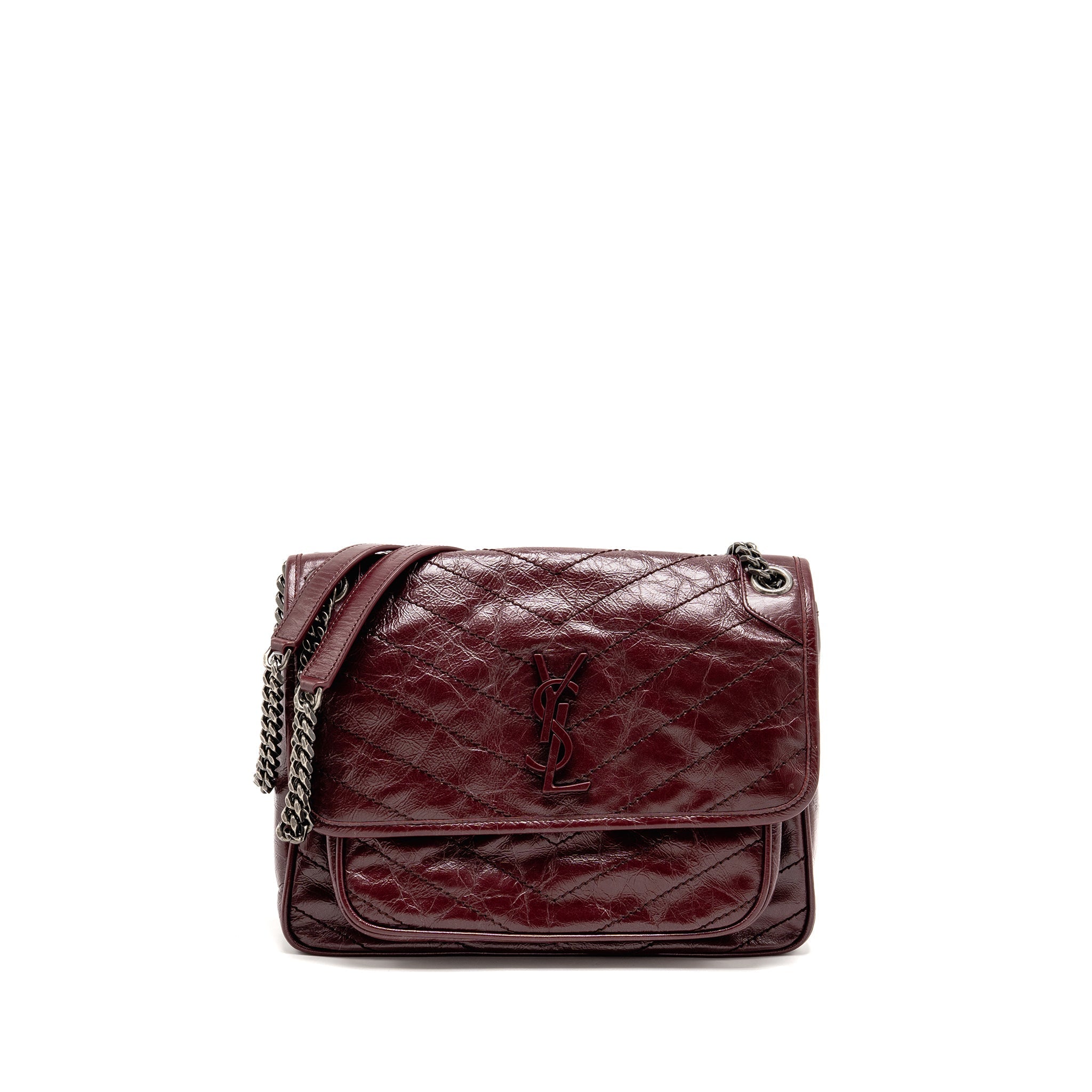 saint-laurent-ysl-medium-niki-shoulder-bag-calfskin-burgundy-ruthenium-shw-copy