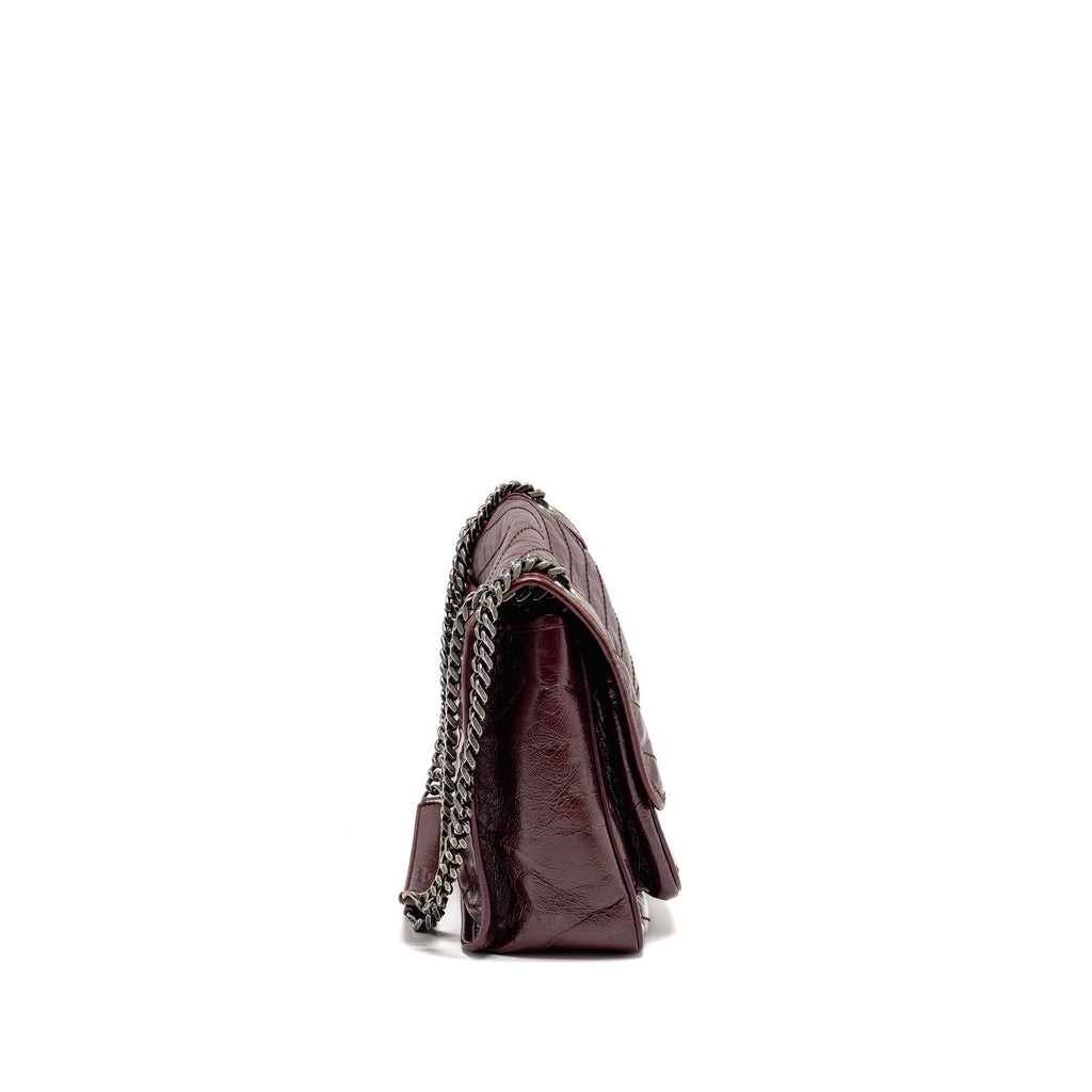 saint-laurent-ysl-medium-niki-shoulder-bag-calfskin-burgundy-ruthenium-shw-copy