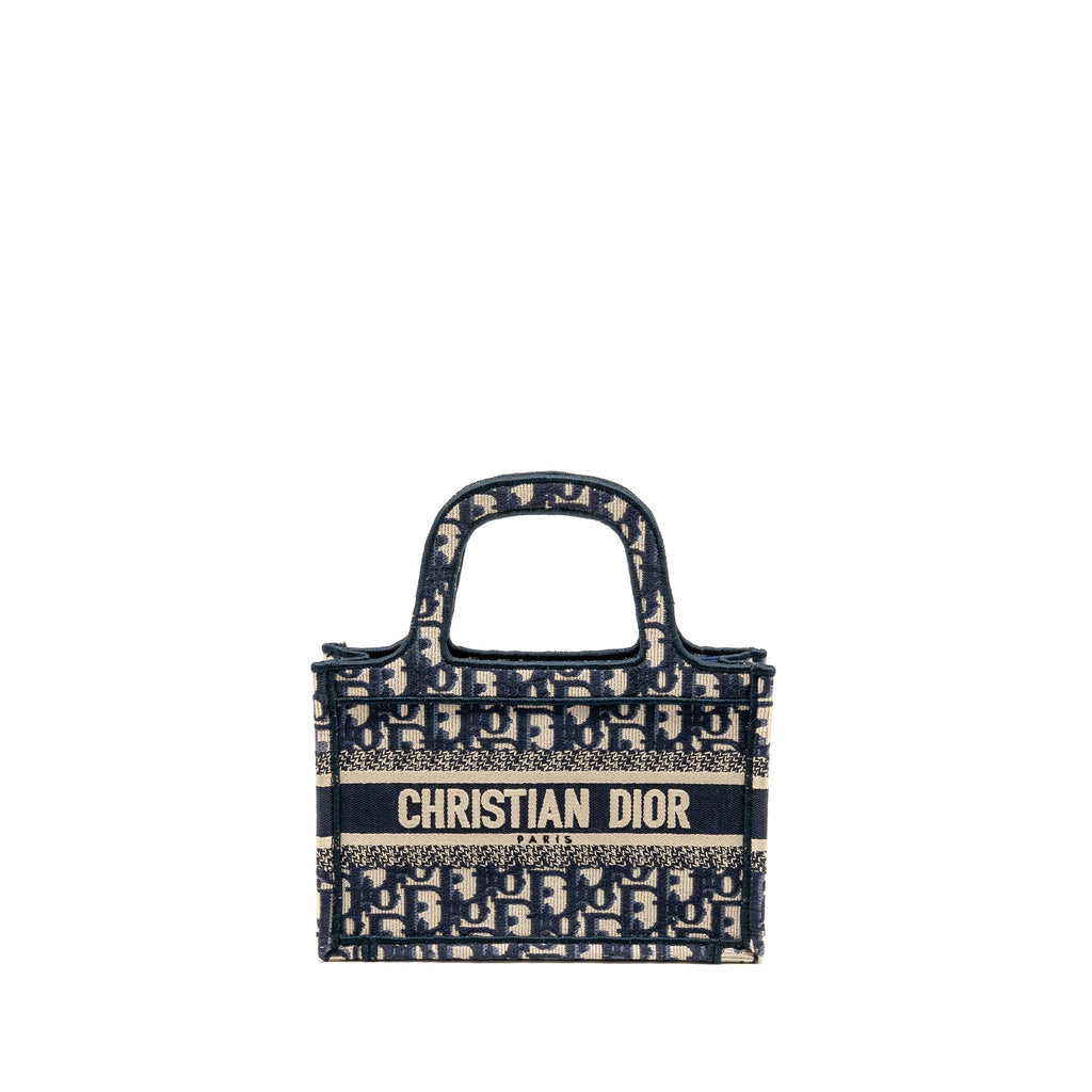 dior-mini-book-tote-bag-blue-oblique-embriodery-copy