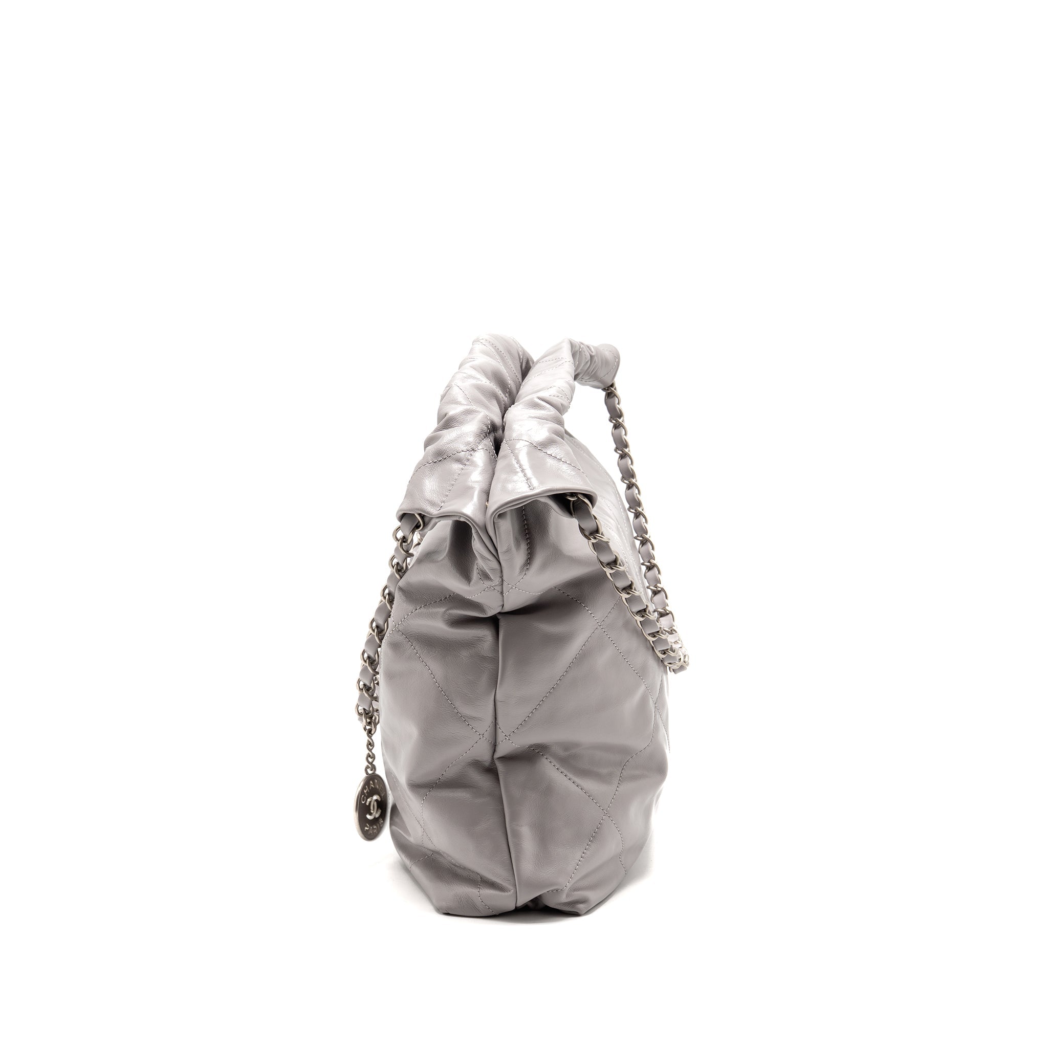 chanel-medium-22-bag-shiny-calfskin-grey-shw-microchip-copy