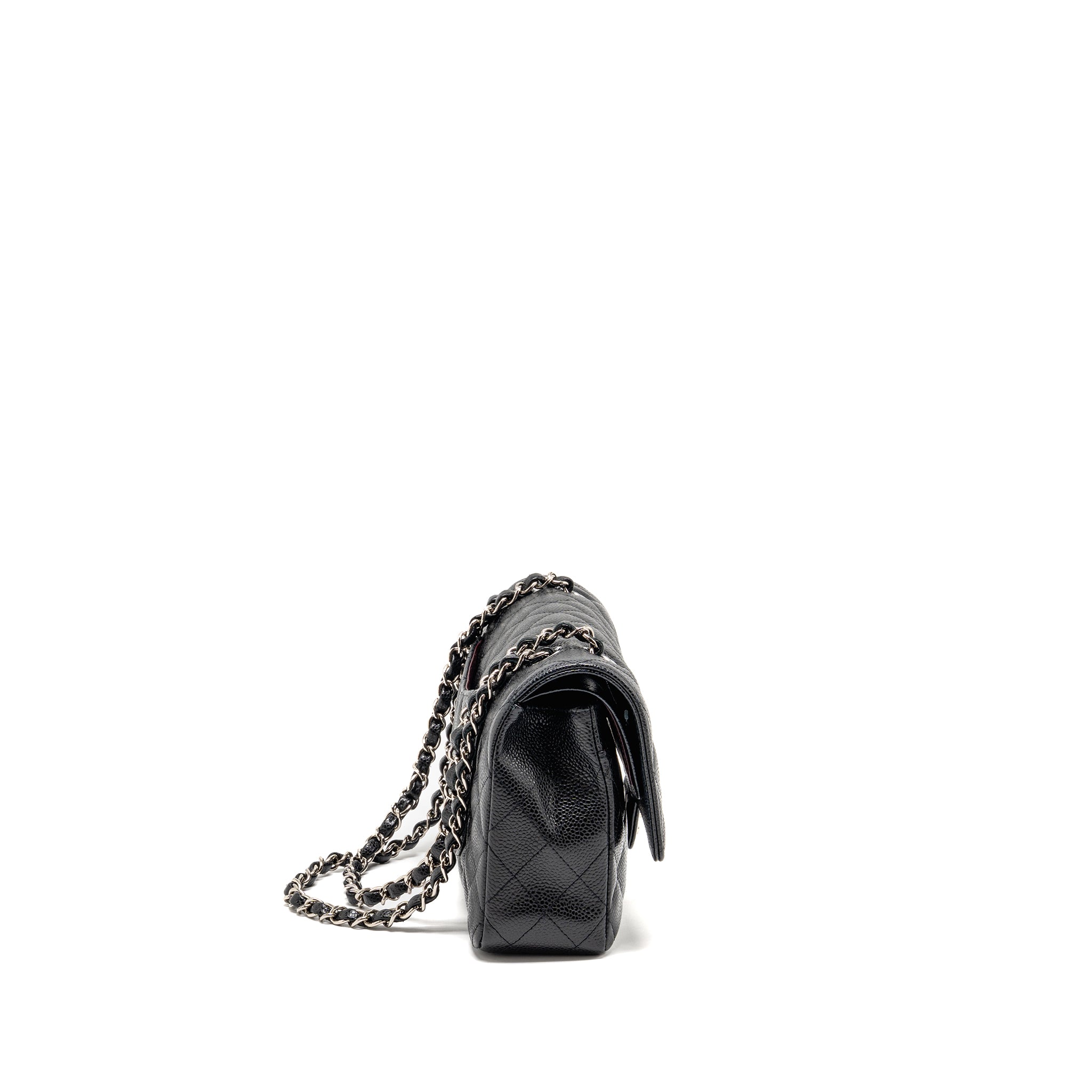 chanel-medium-classic-double-flap-bag-caviar-black-shw-12