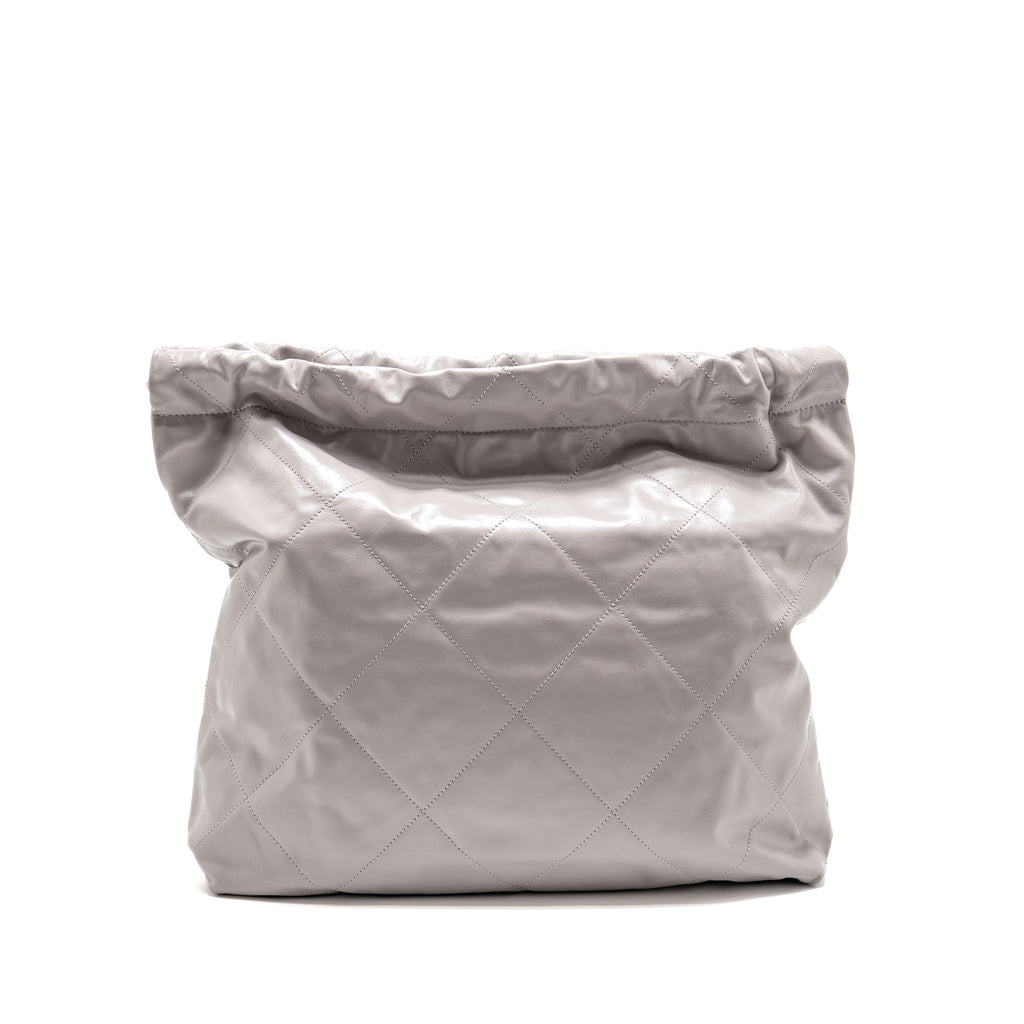 chanel-medium-22-bag-shiny-calfskin-grey-shw-microchip-copy