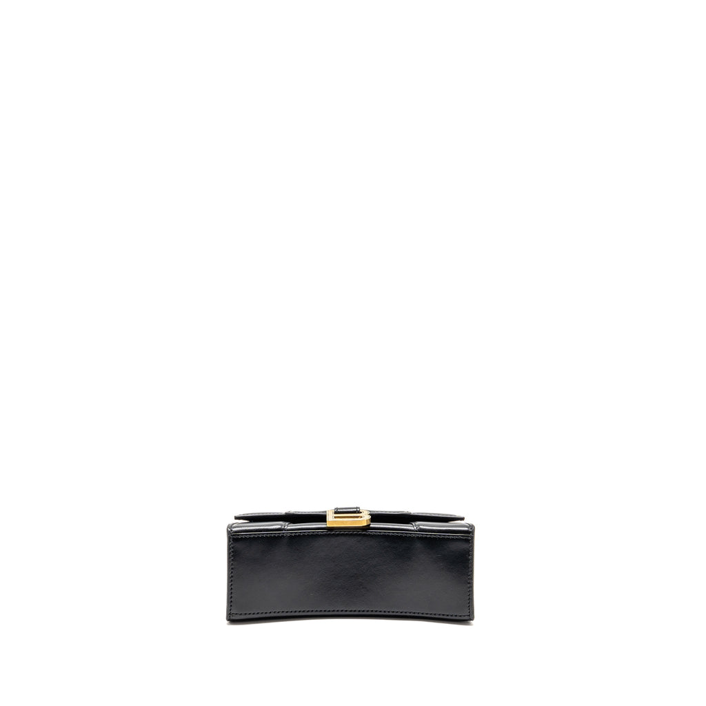 balenciaga-small-hourglass-bag-calfskin-black-ghw-1