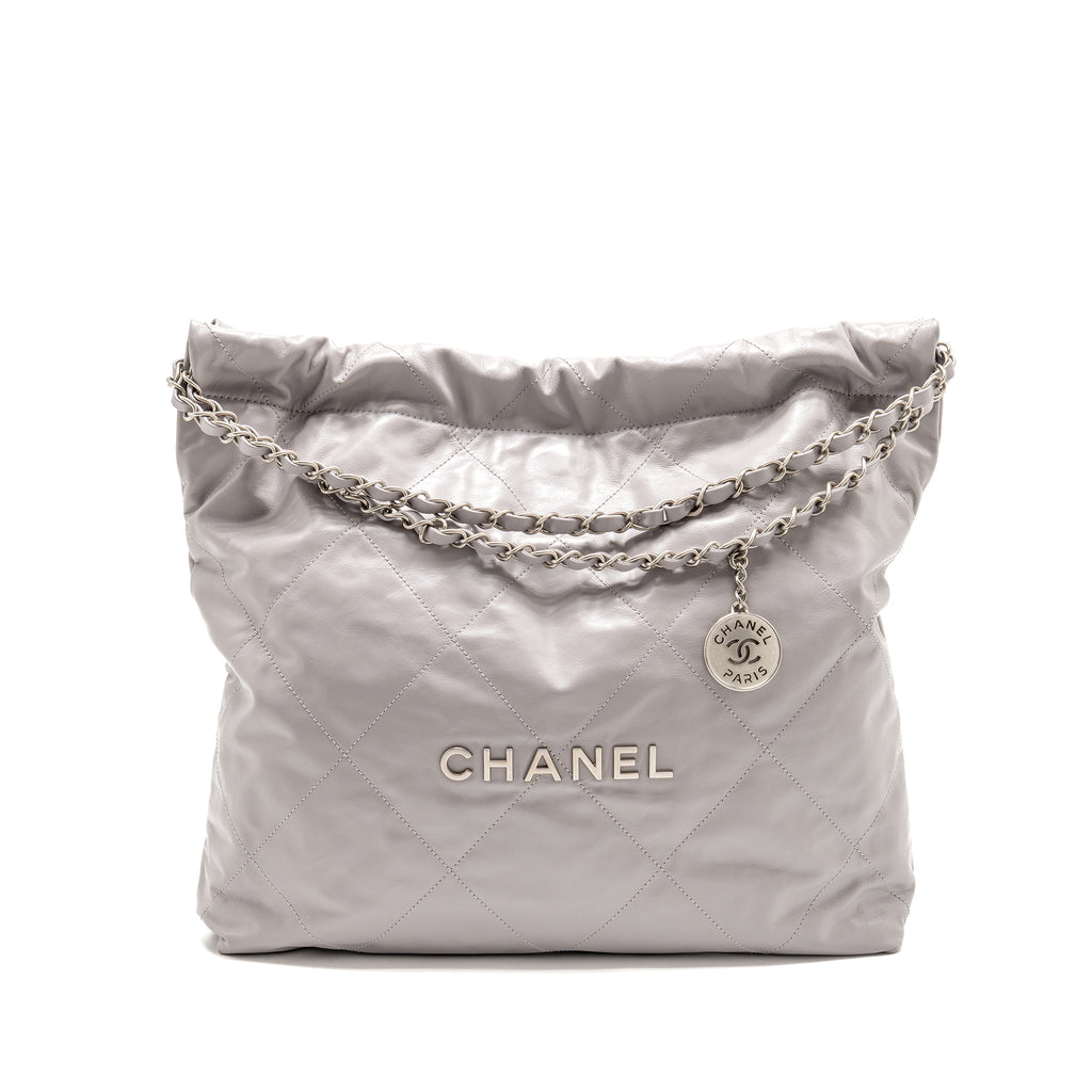 chanel-medium-22-bag-shiny-calfskin-grey-shw-microchip-copy