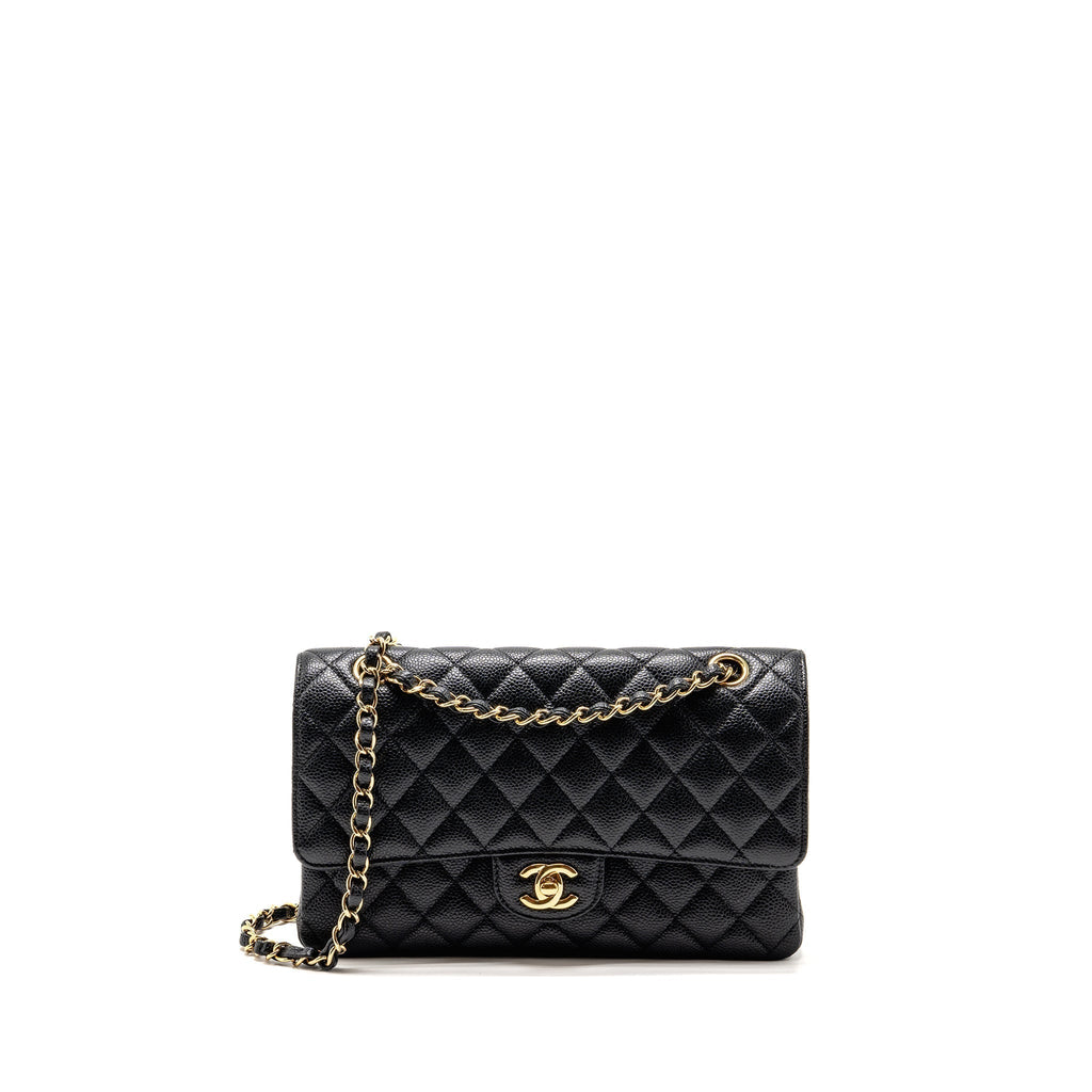 chanel-medium-classic-double-flap-bag-caviar-black-ghw-38