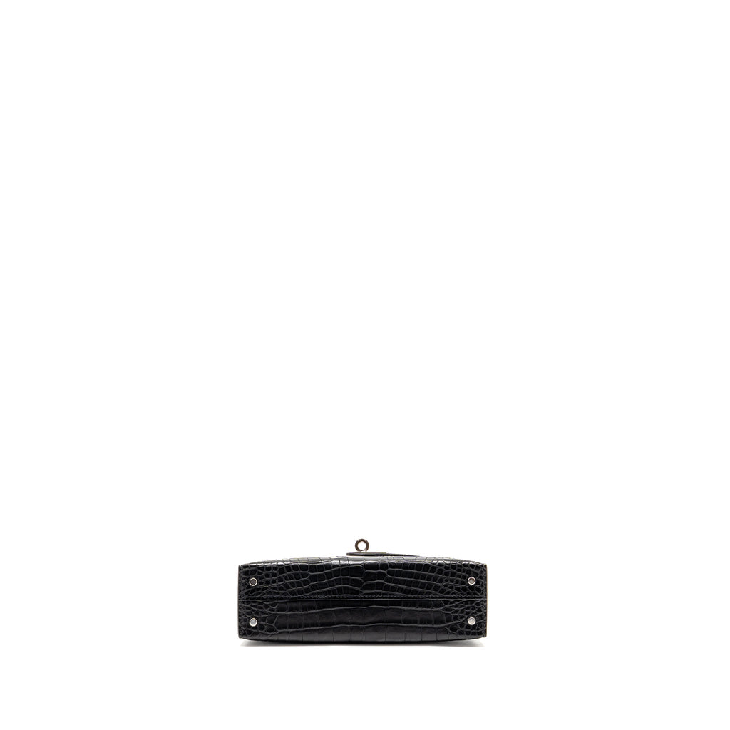 hermes-mini-kelly-ii-alligator-misssissippiensis-matt-black-shw-stamp-k