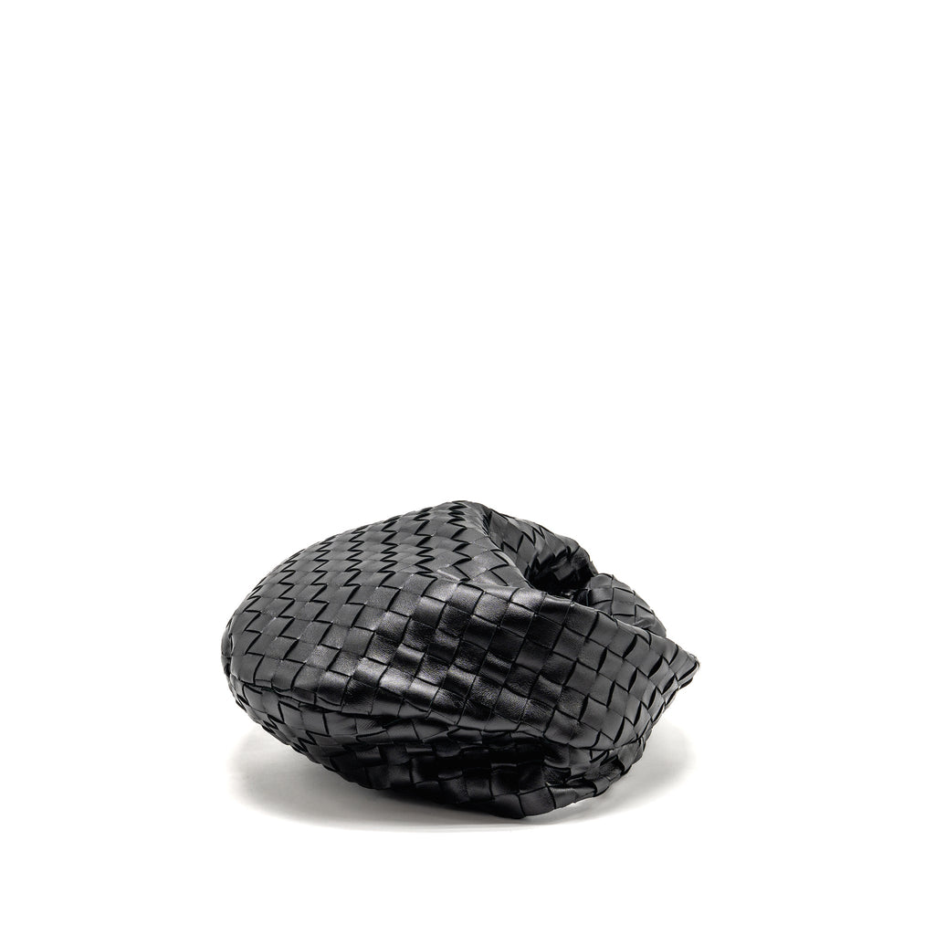 bottega-veneta-small-jodie-intrecciato-leather-black-shw