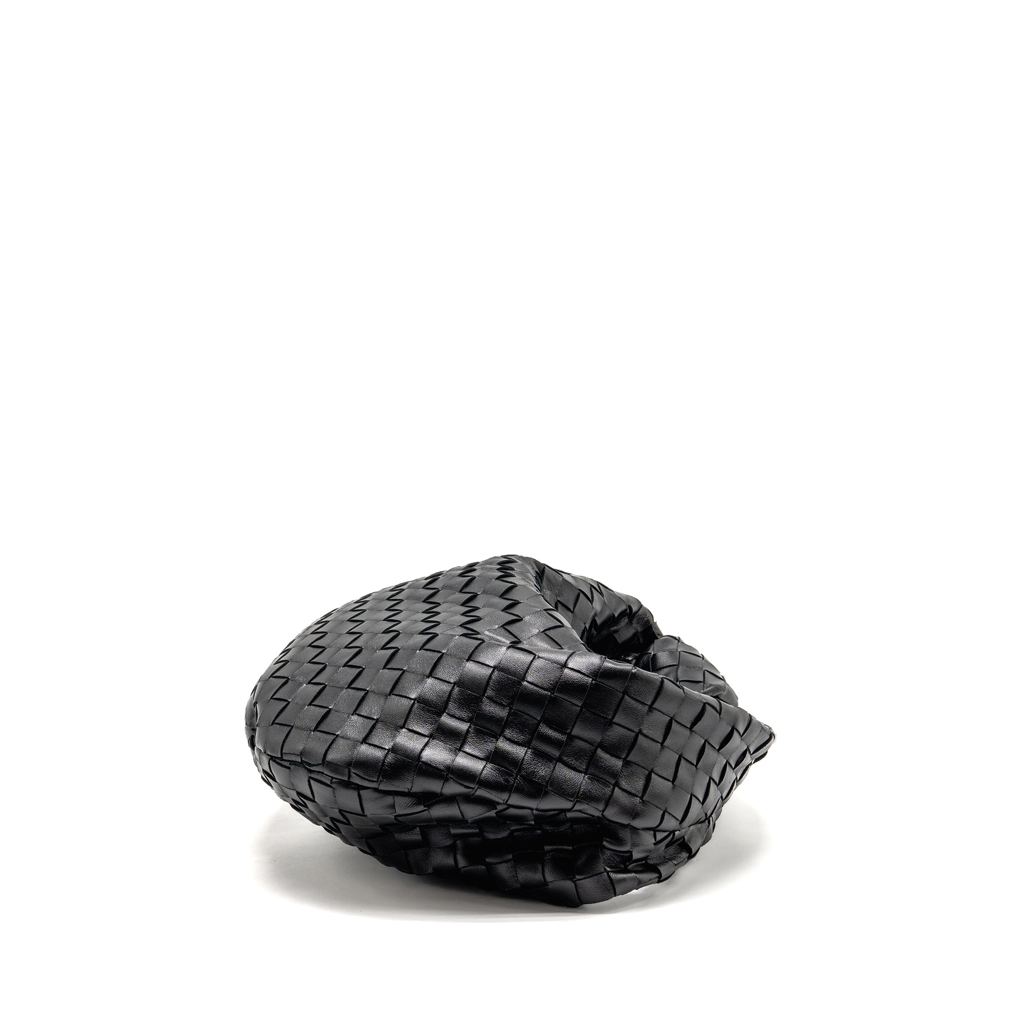 bottega-veneta-small-jodie-intrecciato-leather-black-shw