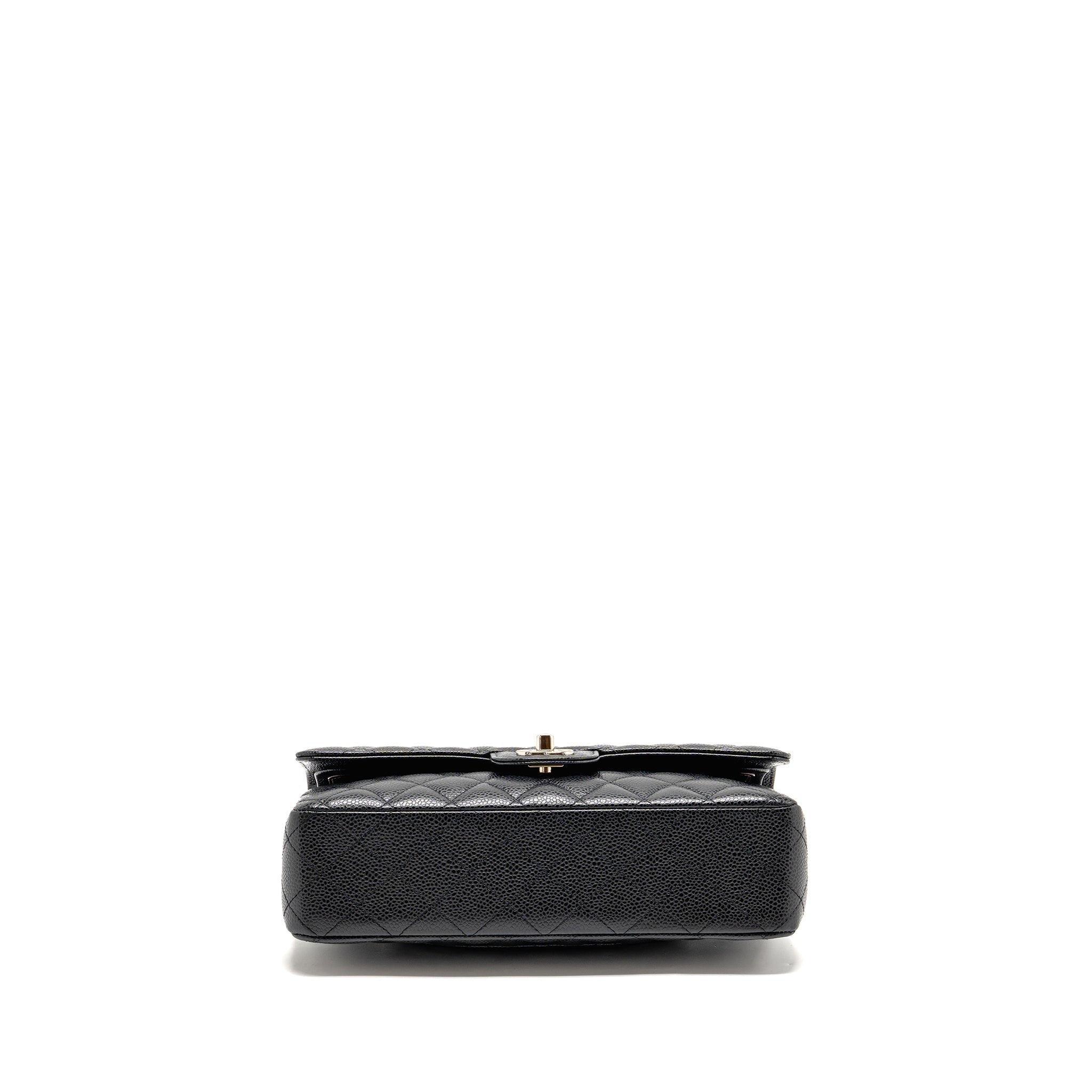 chanel-medium-classic-double-flap-bag-caviar-black-shw-12
