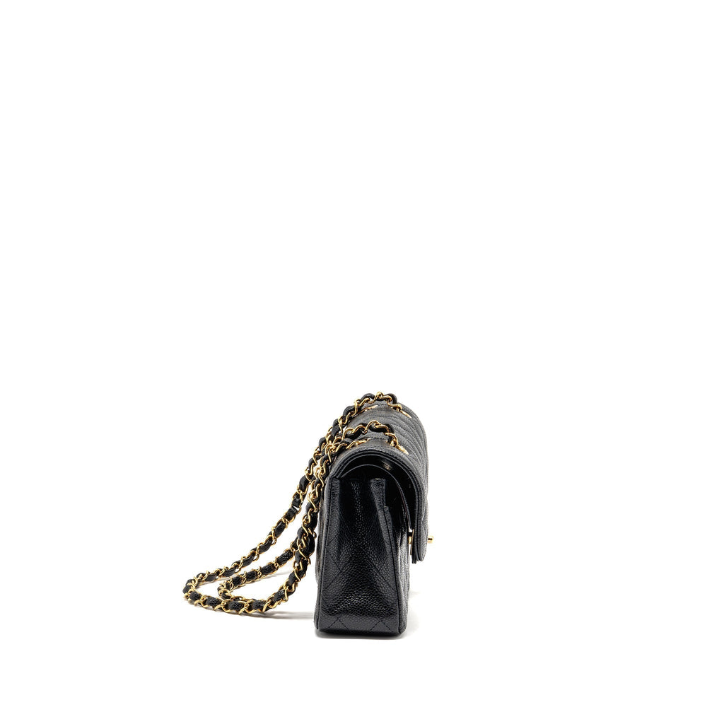 chanel-small-classic-double-flap-bag-caviar-black-ghwmicrochip-2