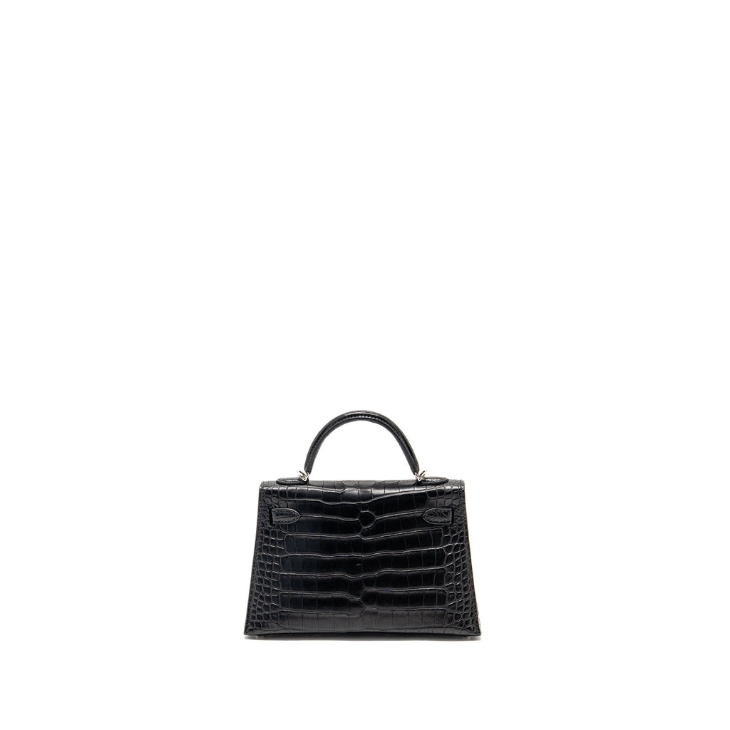 hermes-mini-kelly-ii-alligator-misssissippiensis-matt-black-shw-stamp-k