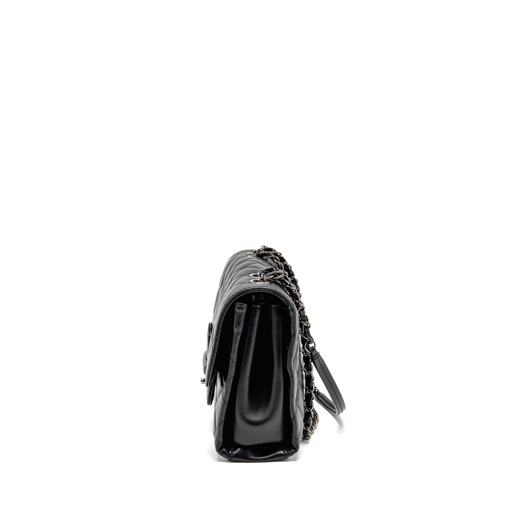 chanel-coco-loop-single-flap-bag-lambskin-black-shw-copy
