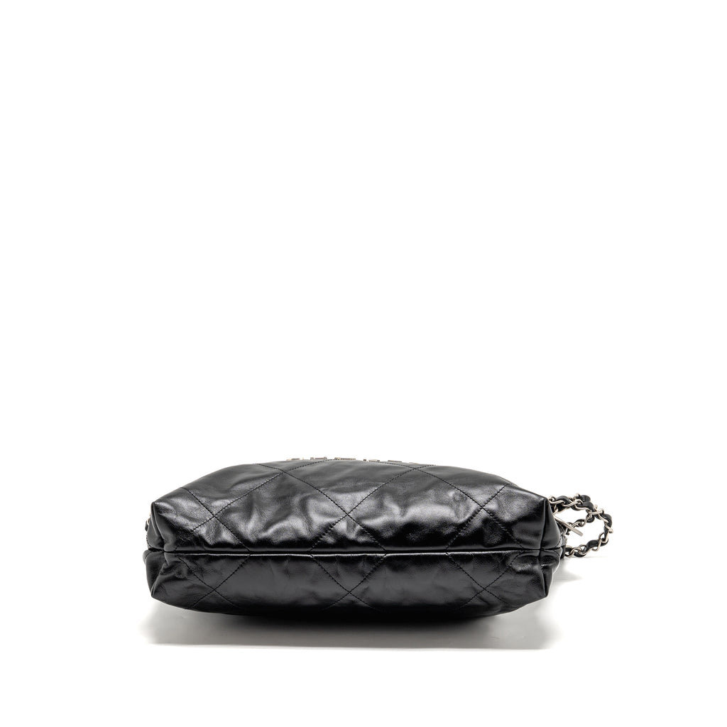 chanel-small-22-shiny-calfskin-black-shw-microchip