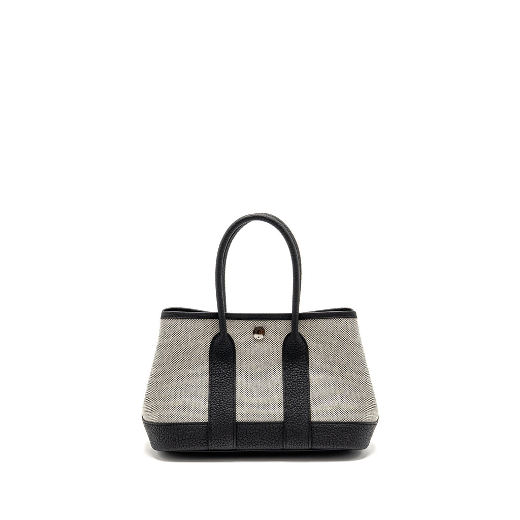 hermes-neo-garden-party-23-canvas-negonda-ecru-black-shw-stamp-k