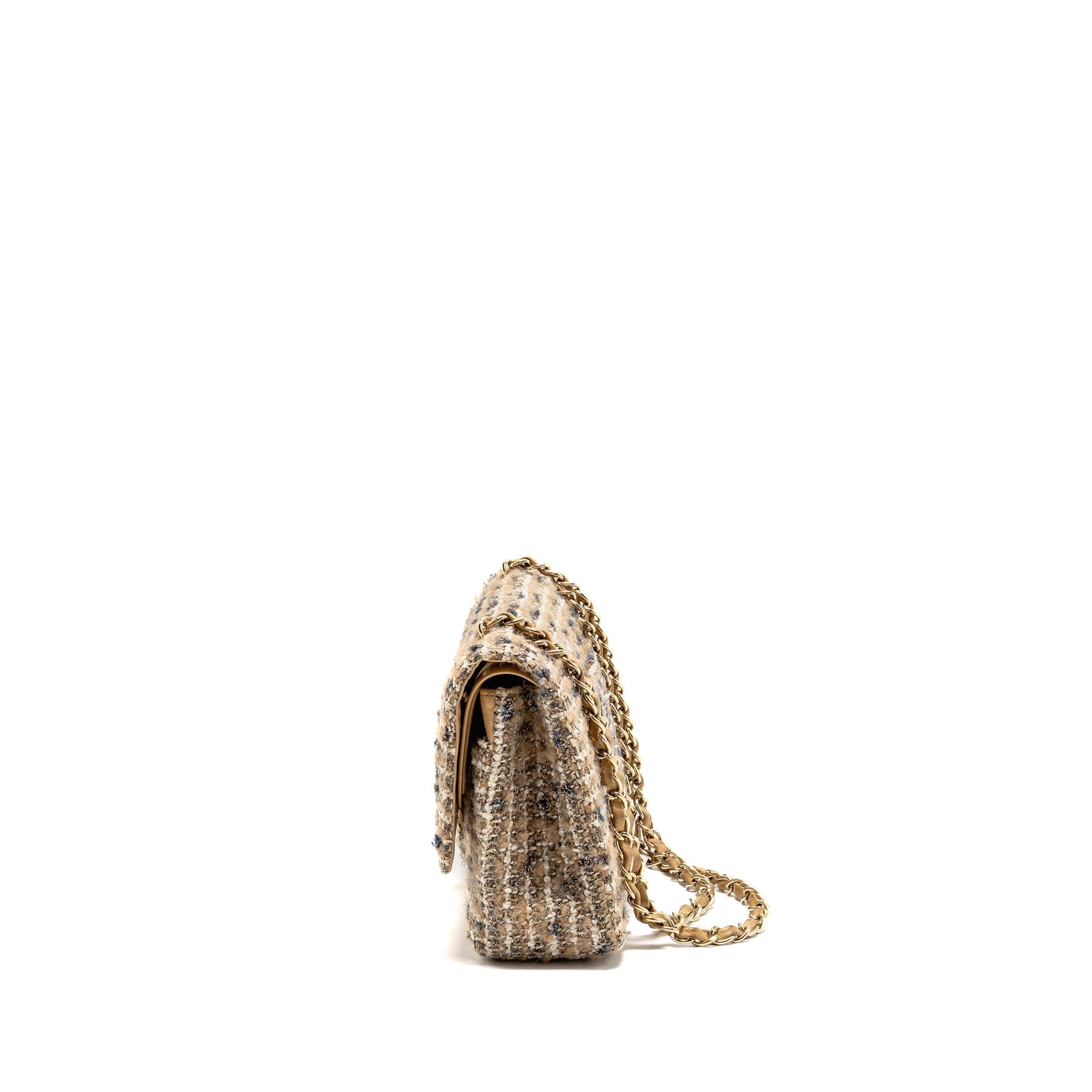 chanel-medium-classic-double-flap-bag-tweed-beige-ecru-grey-lghw
