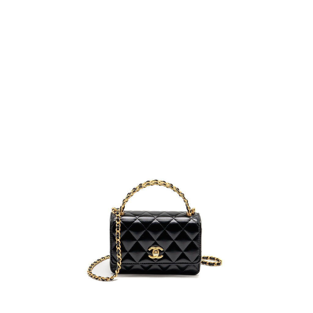 chanel-top-handle-mini-wallet-on-chain-calfskin-black-ghwmicrochip