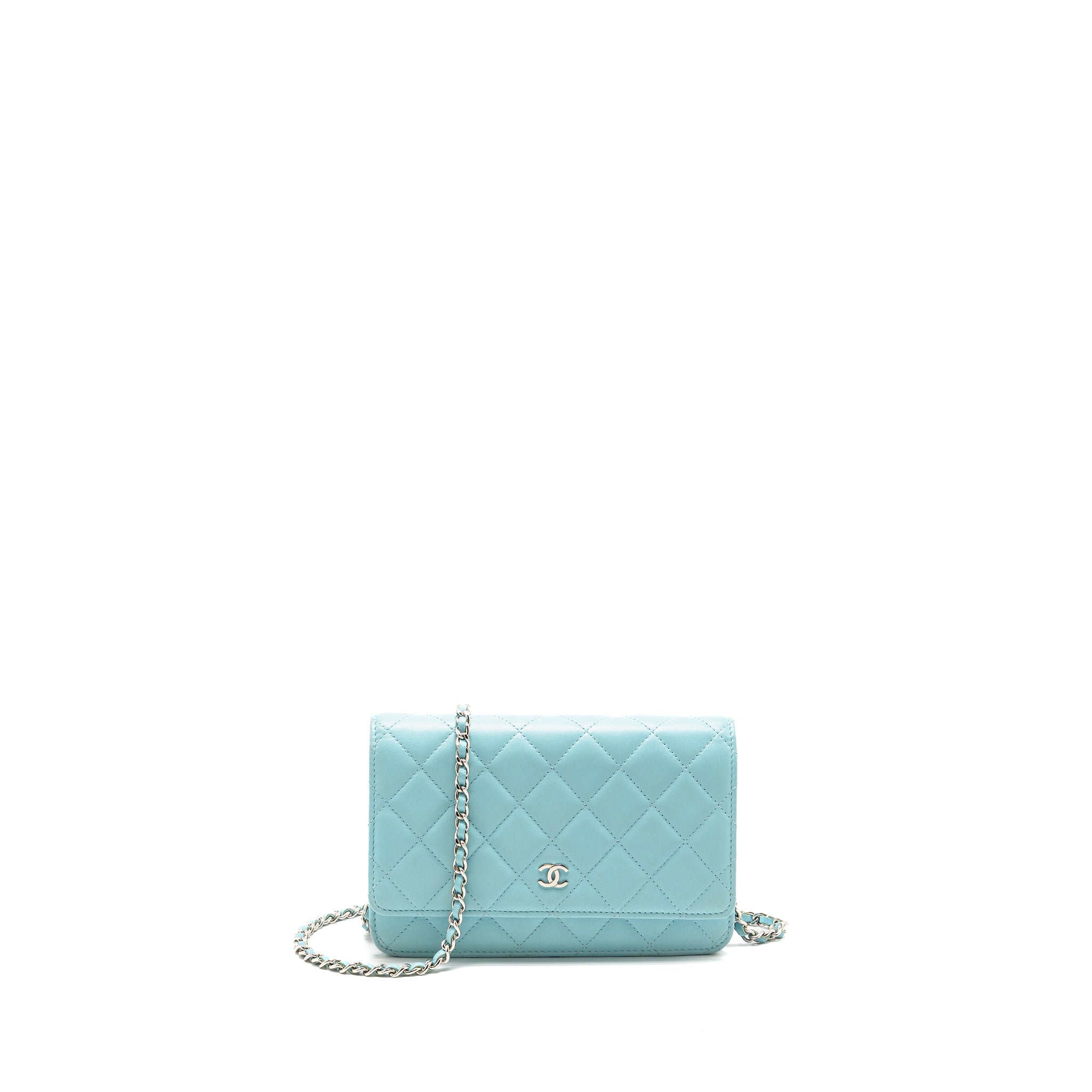 chanel-classic-wallet-on-chain-lambskin-light-blue-shw-1
