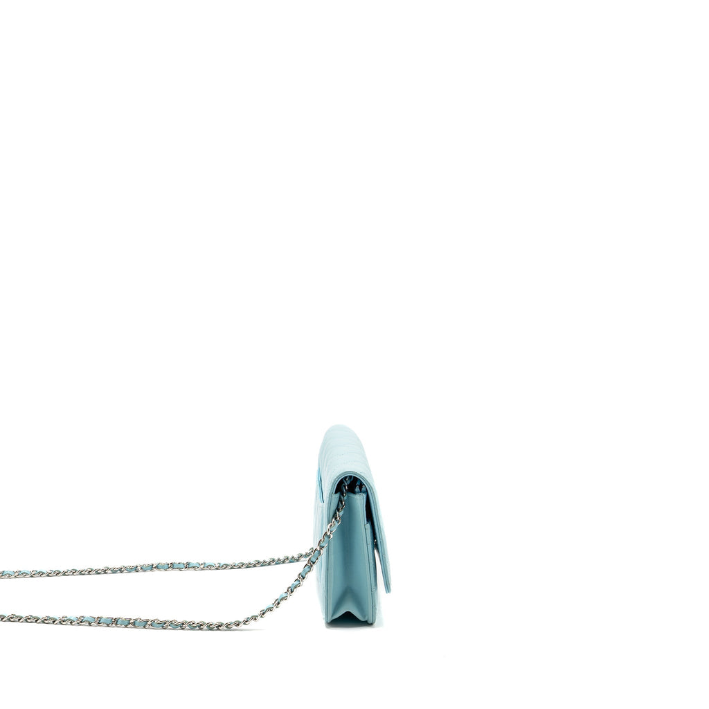chanel-classic-wallet-on-chain-lambskin-light-blue-shw-1