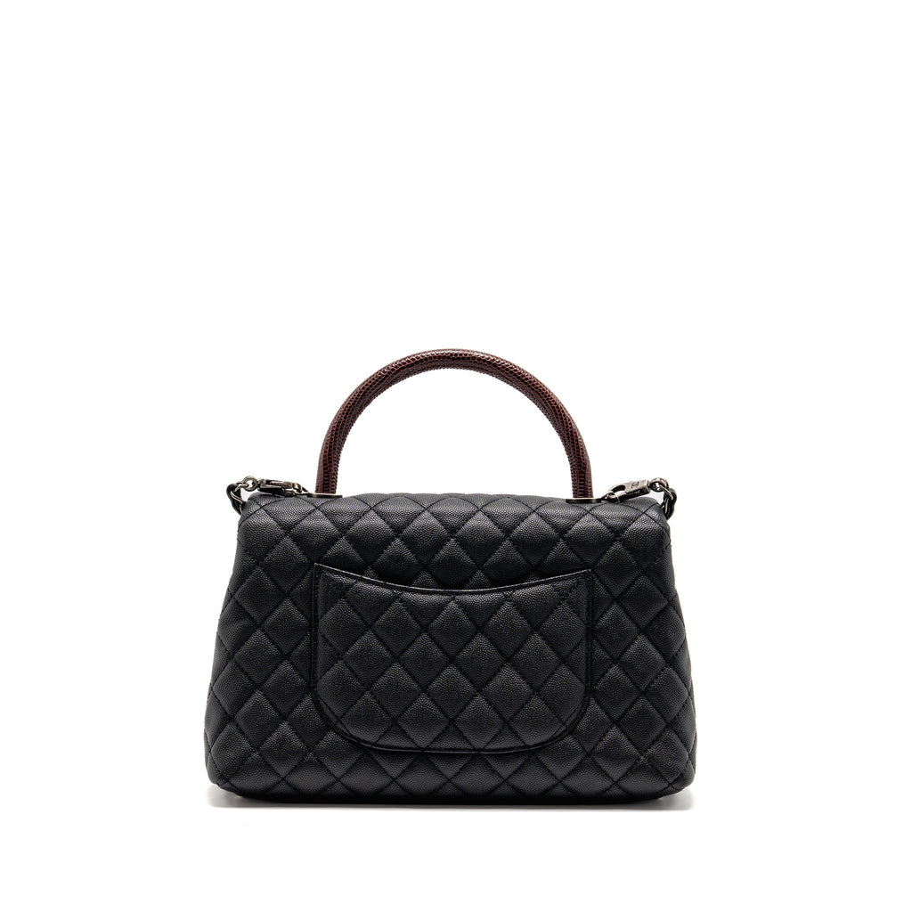 chanel-medium-coco-handle-caviar-lizard-handle-black-burgundy-ruthenium-hardware-1